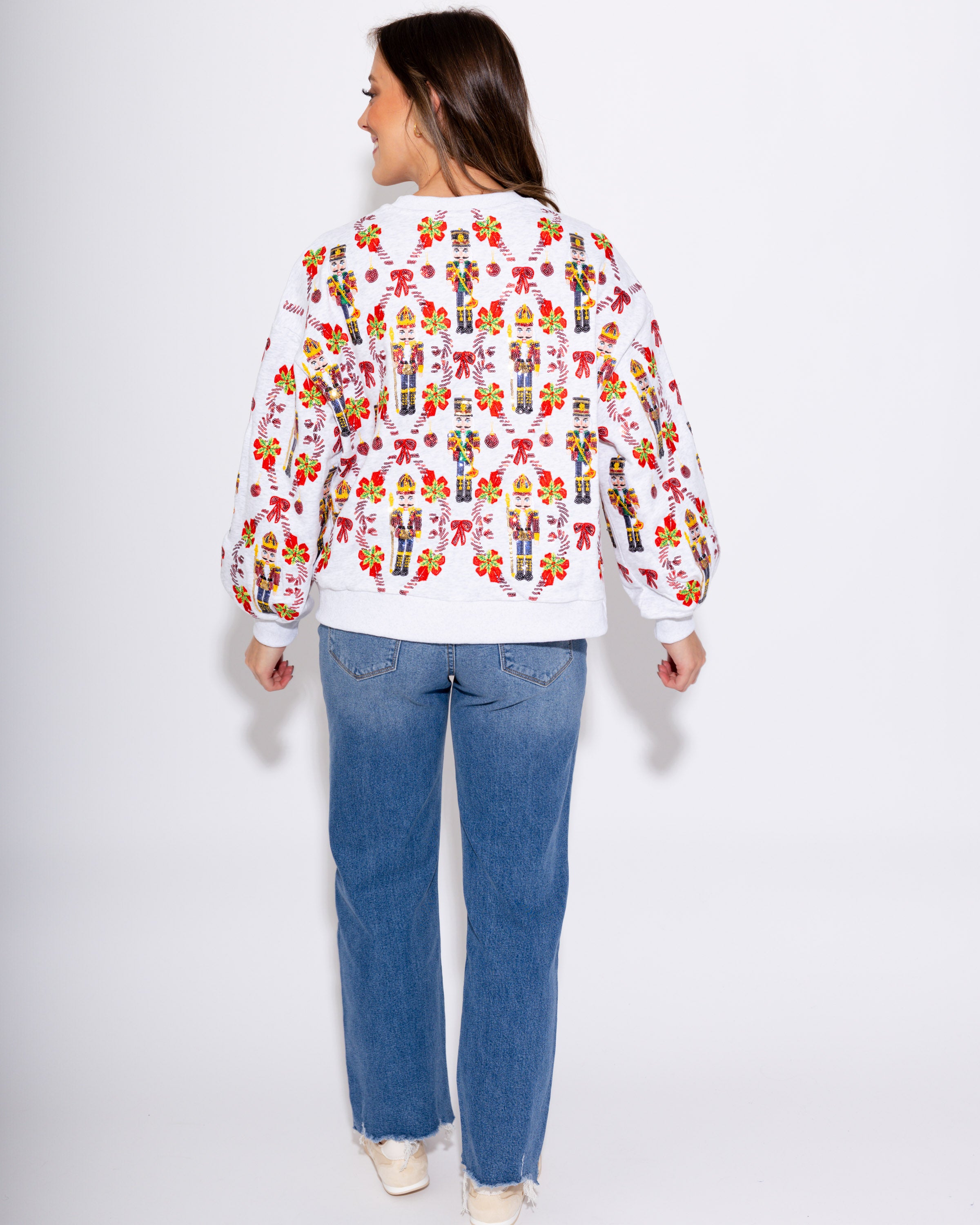 Nutcracker & Candy Cane Sweatshirt