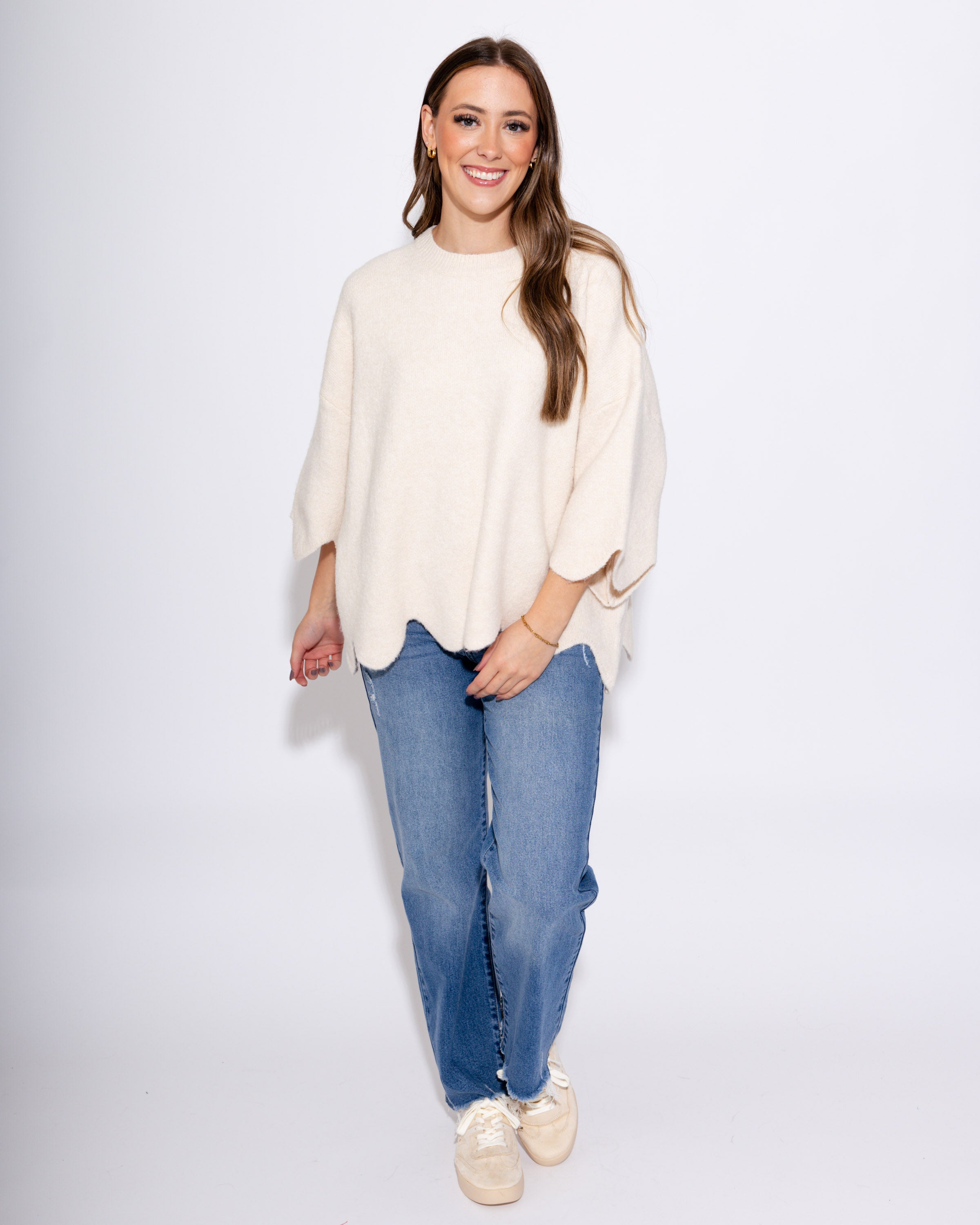 Cozy Chic Scallop Top