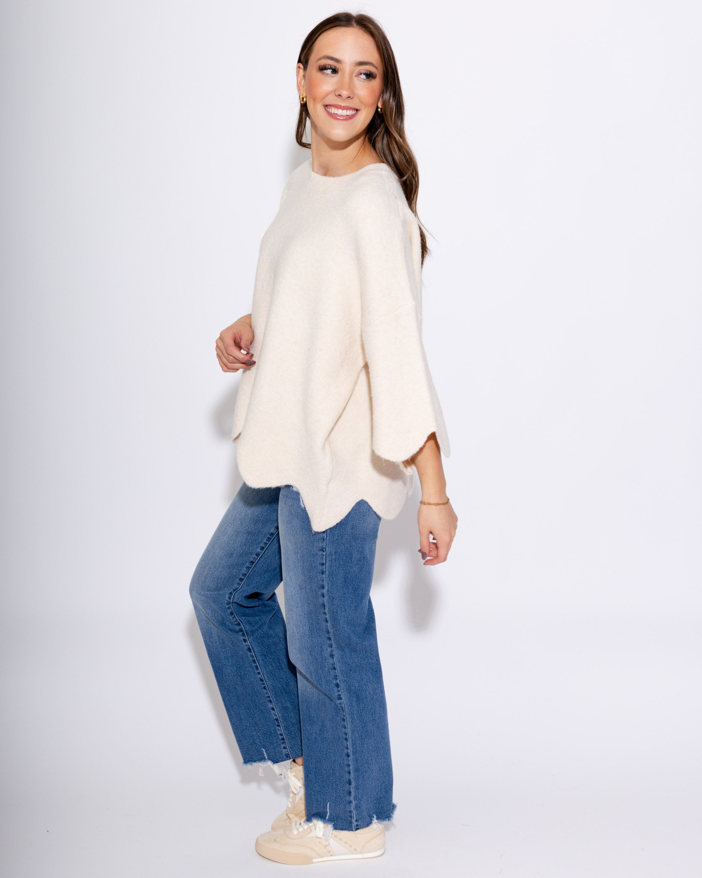 Cozy Chic Scallop Top