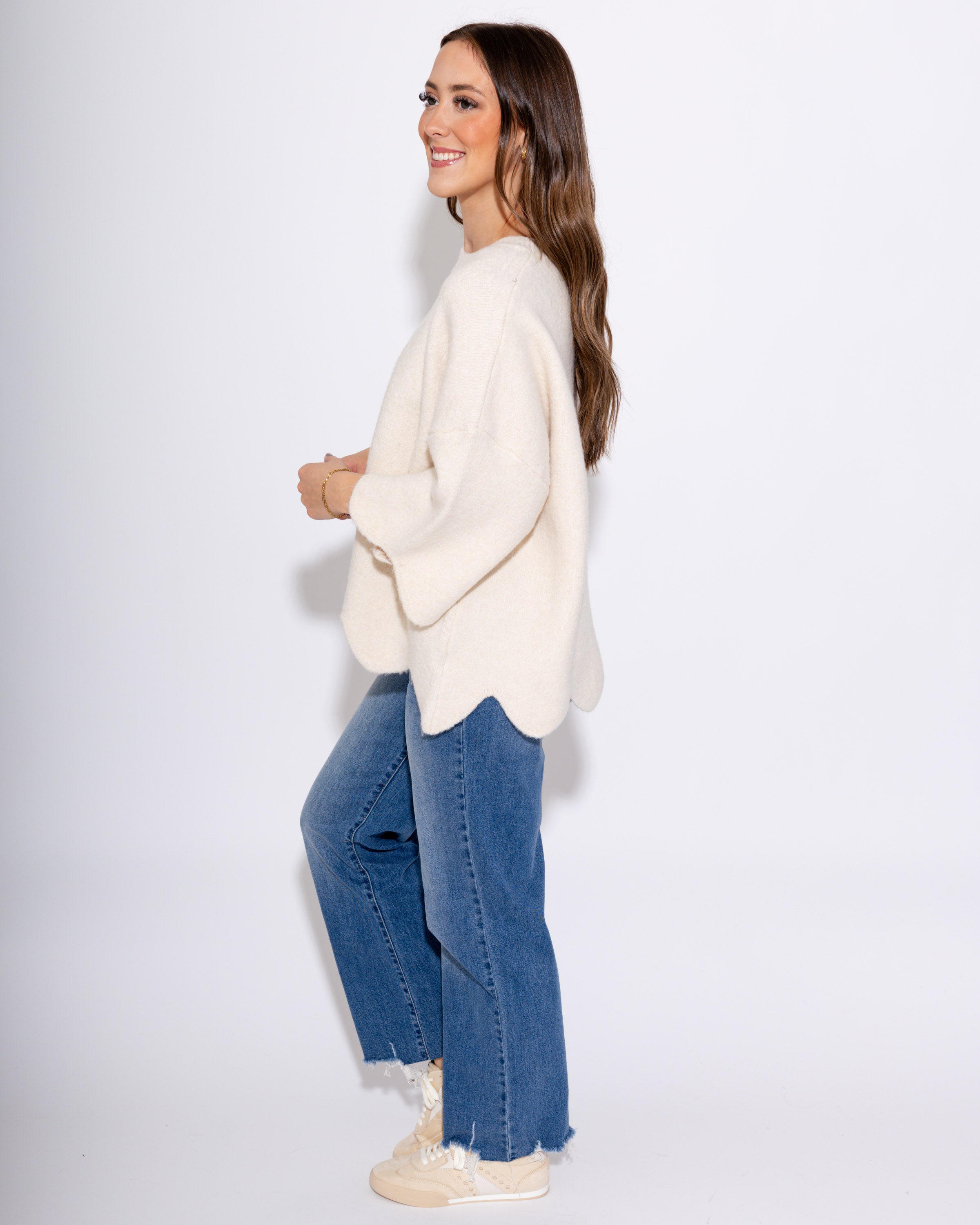 Cozy Chic Scallop Top