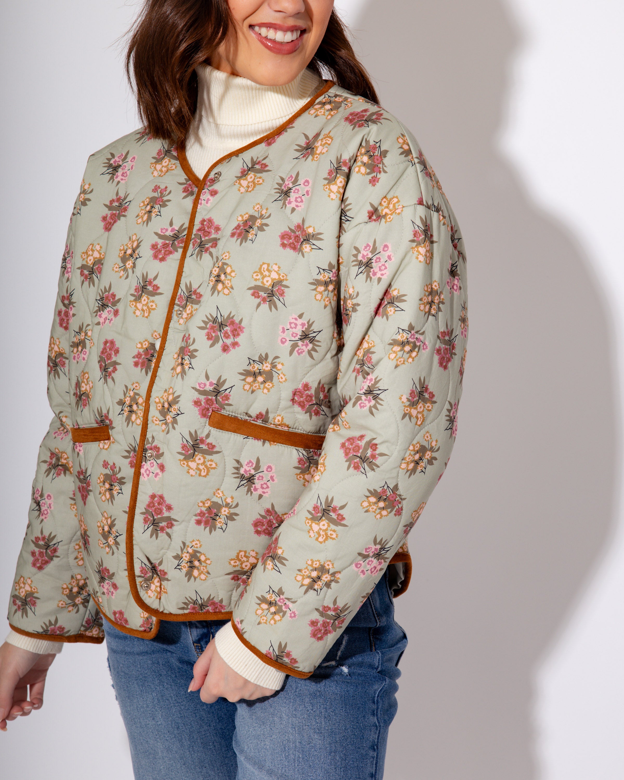 Floral Quilted Jacket