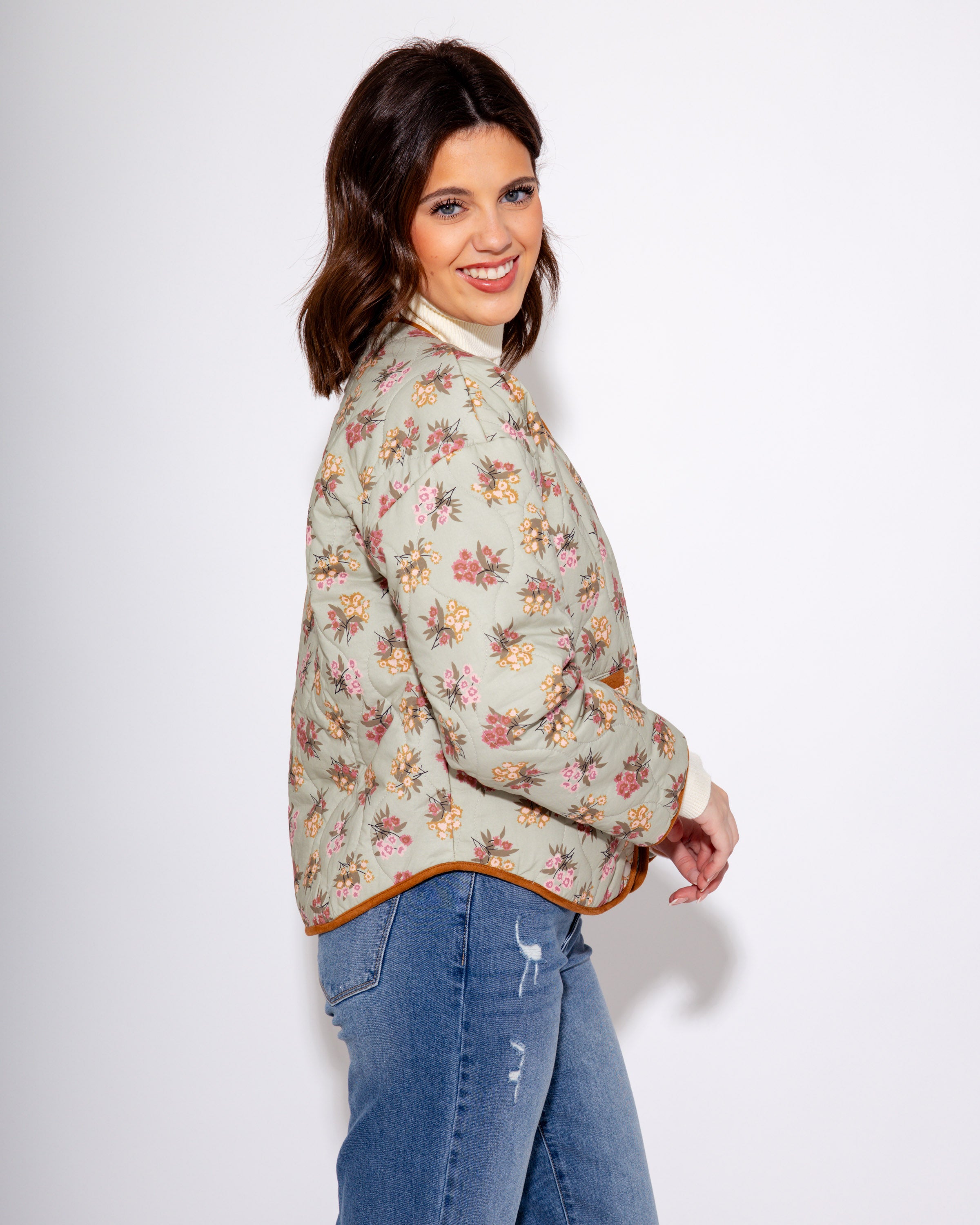 Floral Quilted Jacket