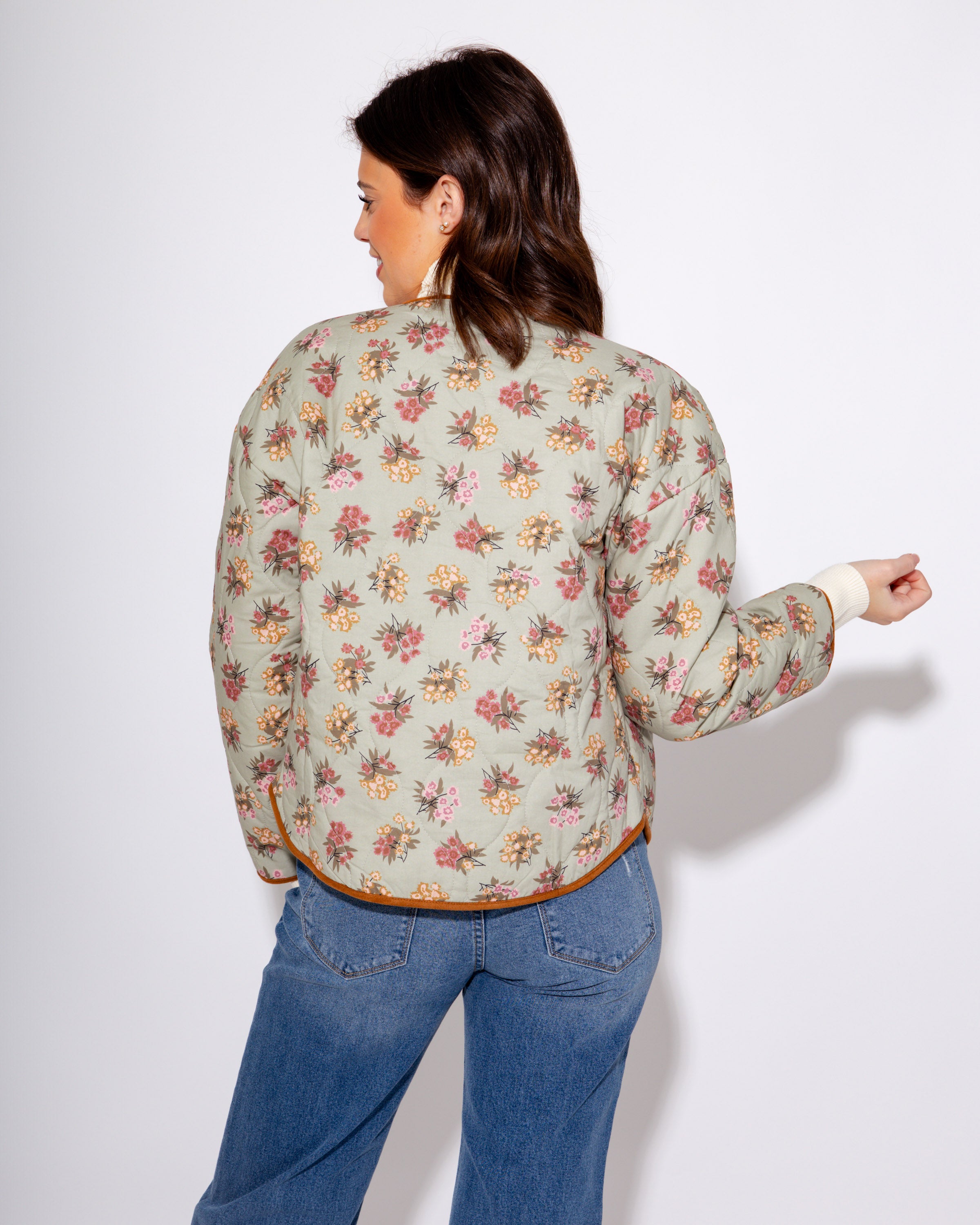 Floral Quilted Jacket