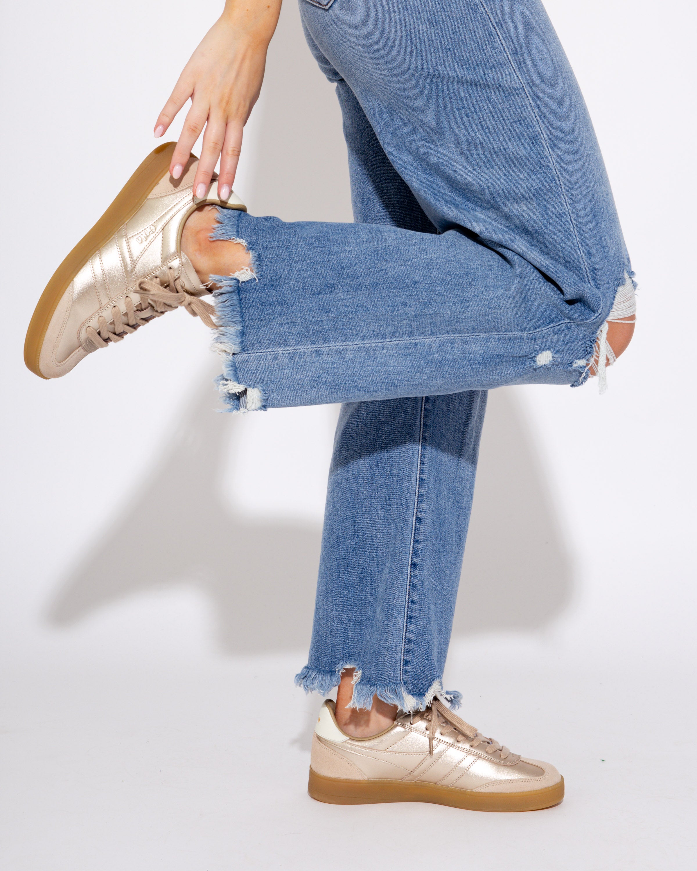 Gola Viper Metallic in Gold/Gum