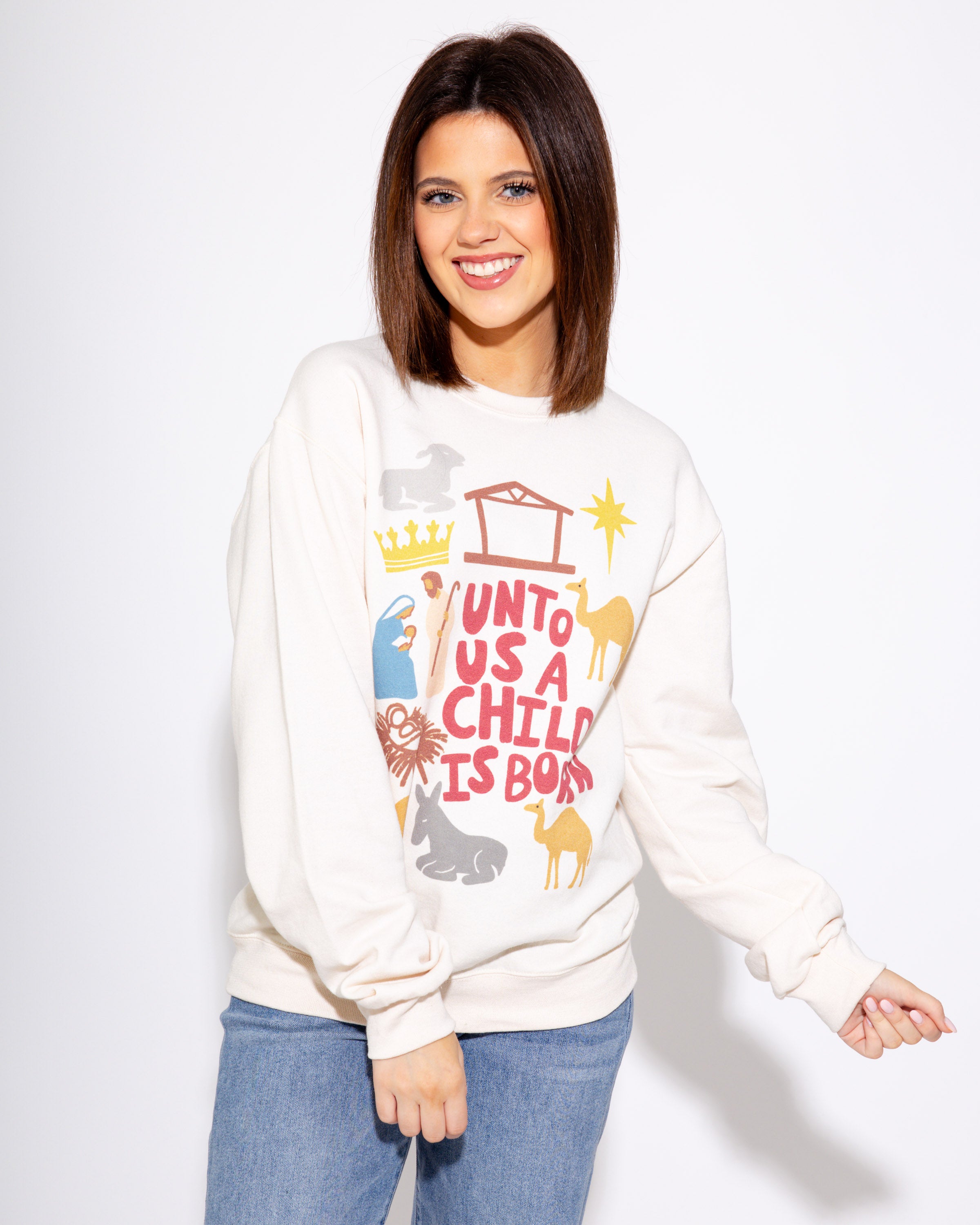 Unto Us a Child is Born Sweatshirt