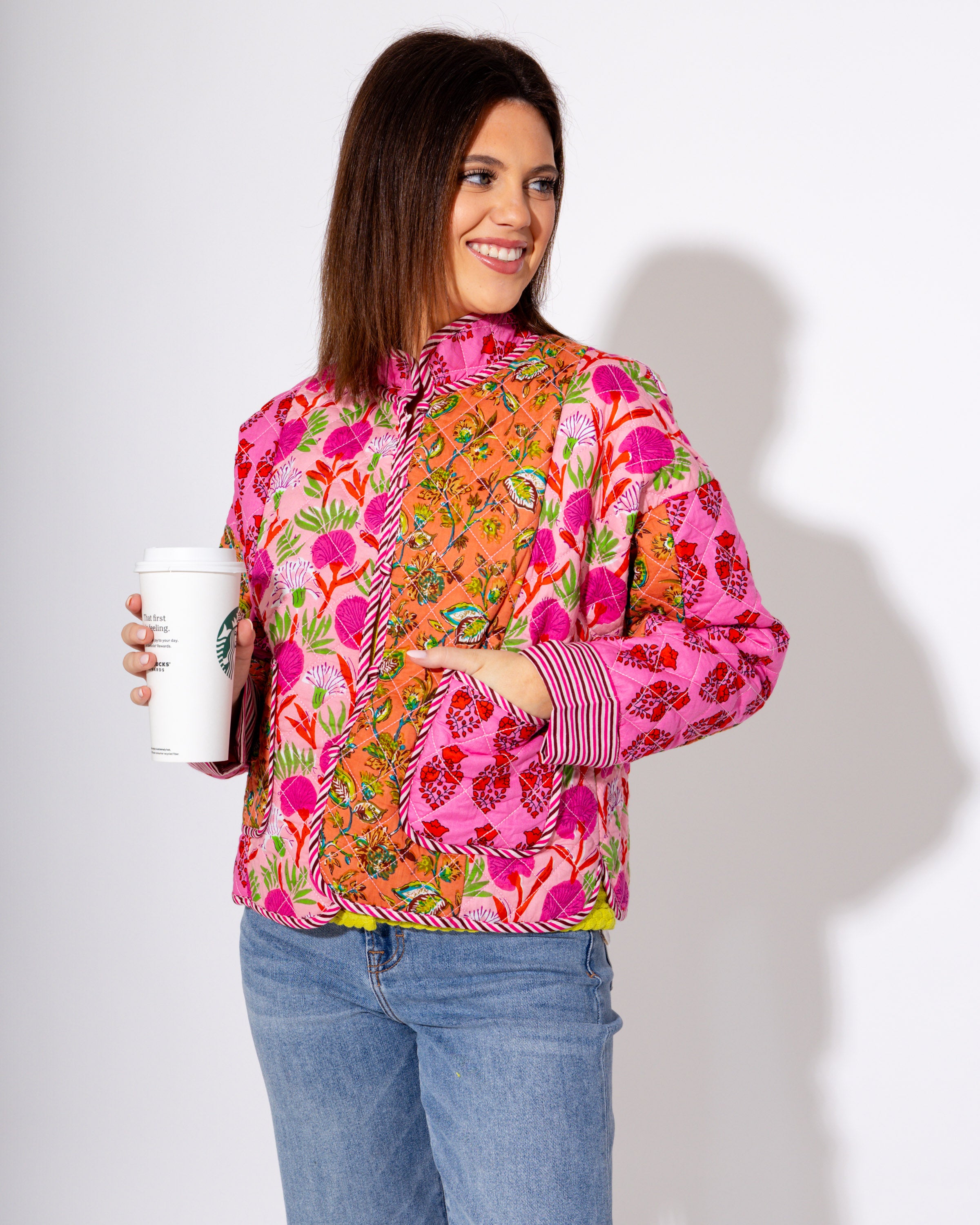 The Petal Patchwork Quilted Jacket