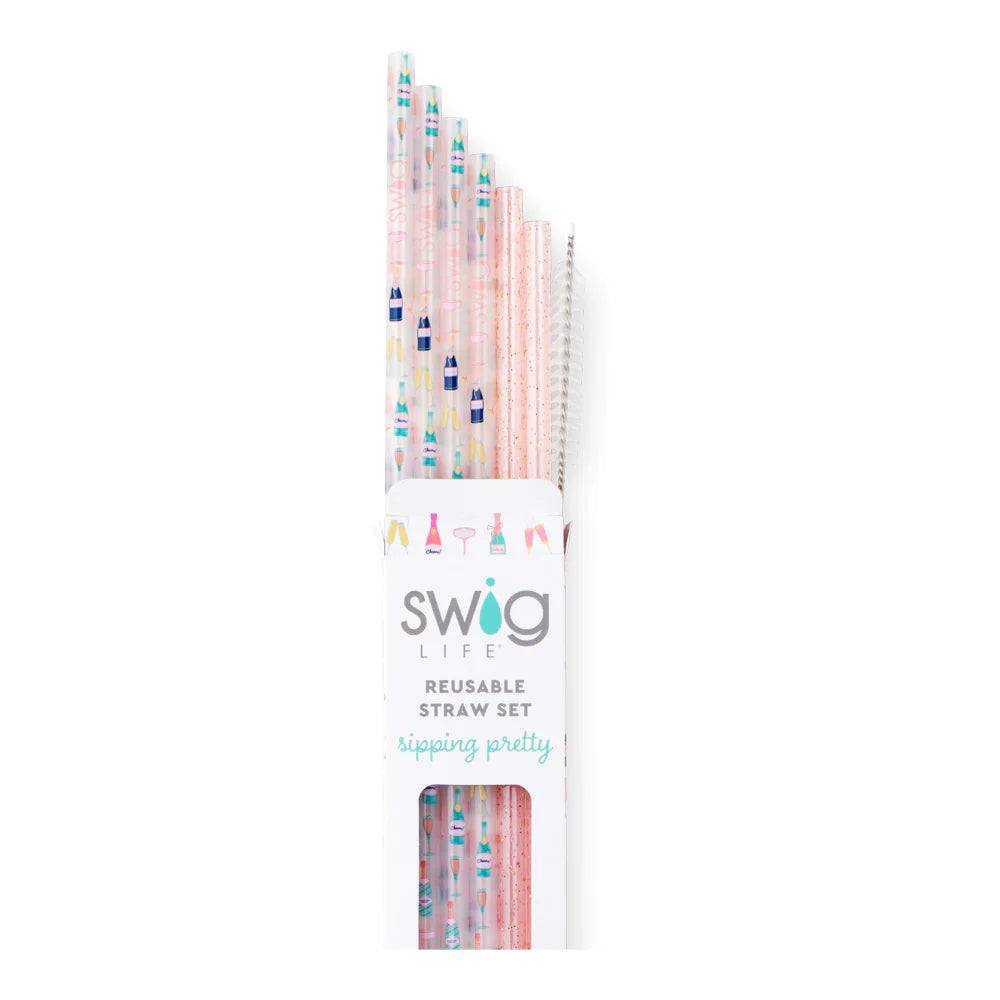 Pop Fizz Reusable Straw Set