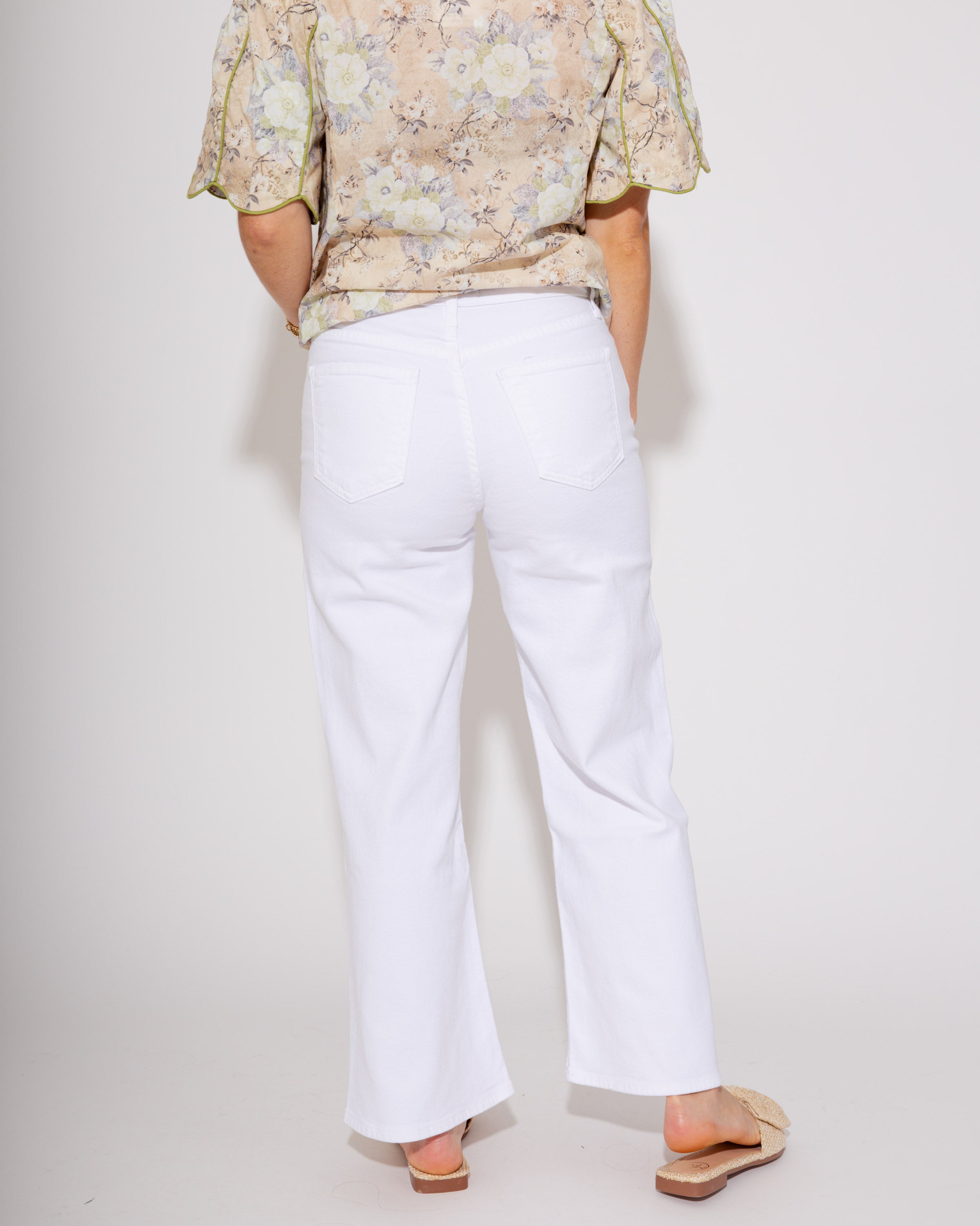 The Easy White Wide-Leg Jean