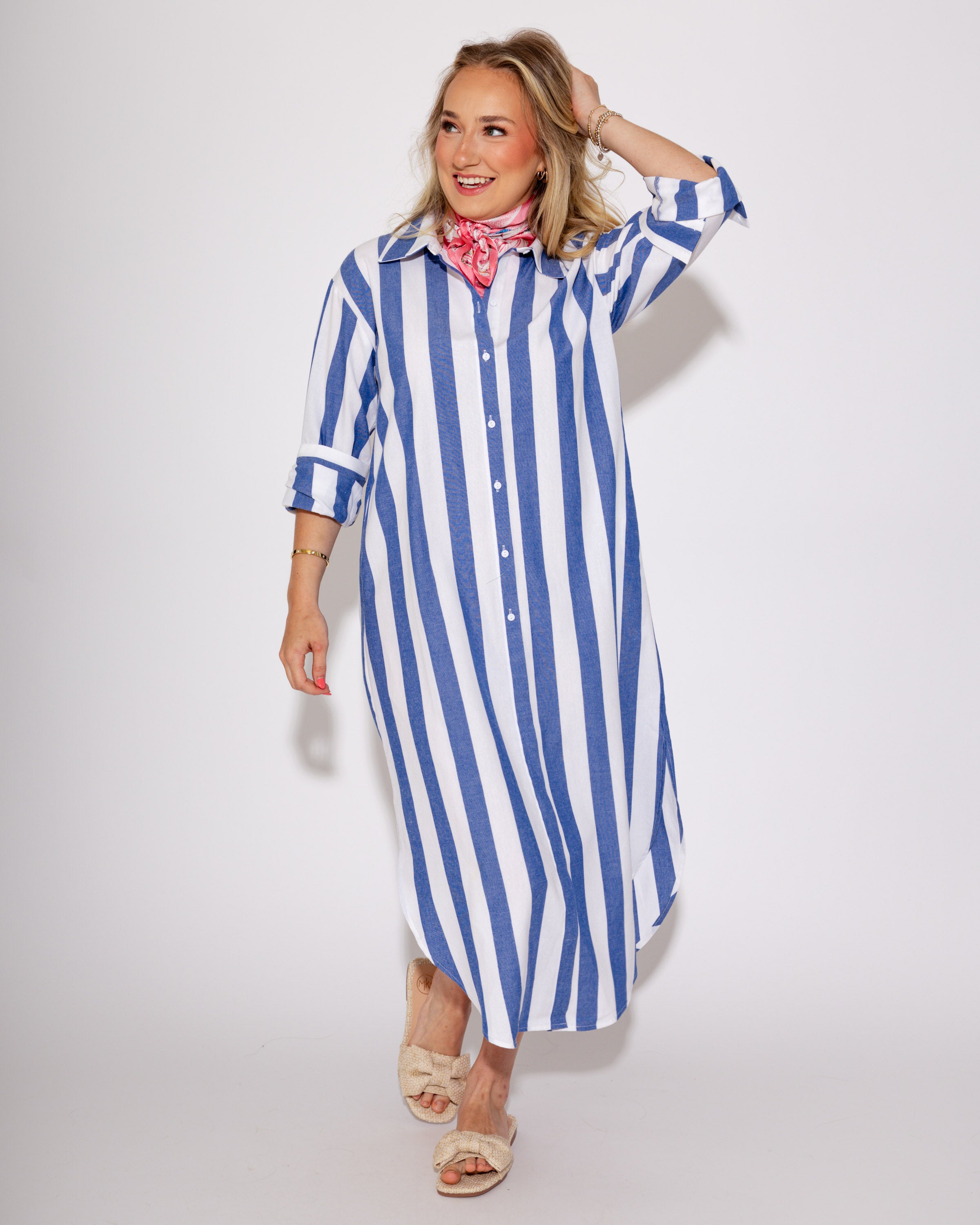 The Coastal Stroll Midi Dress