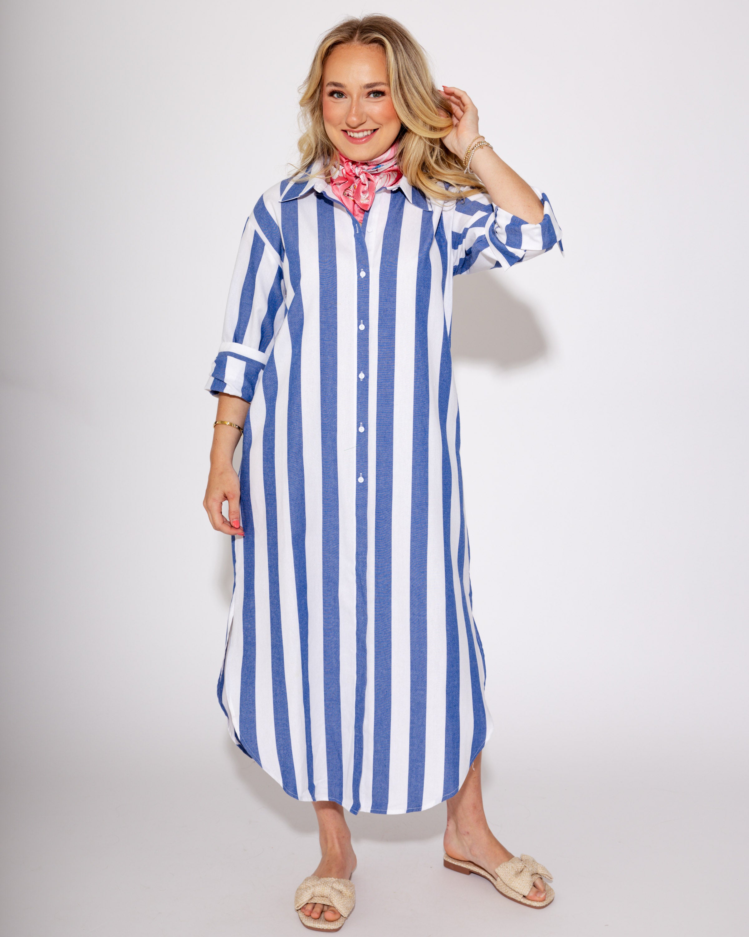 The Coastal Stroll Midi Dress