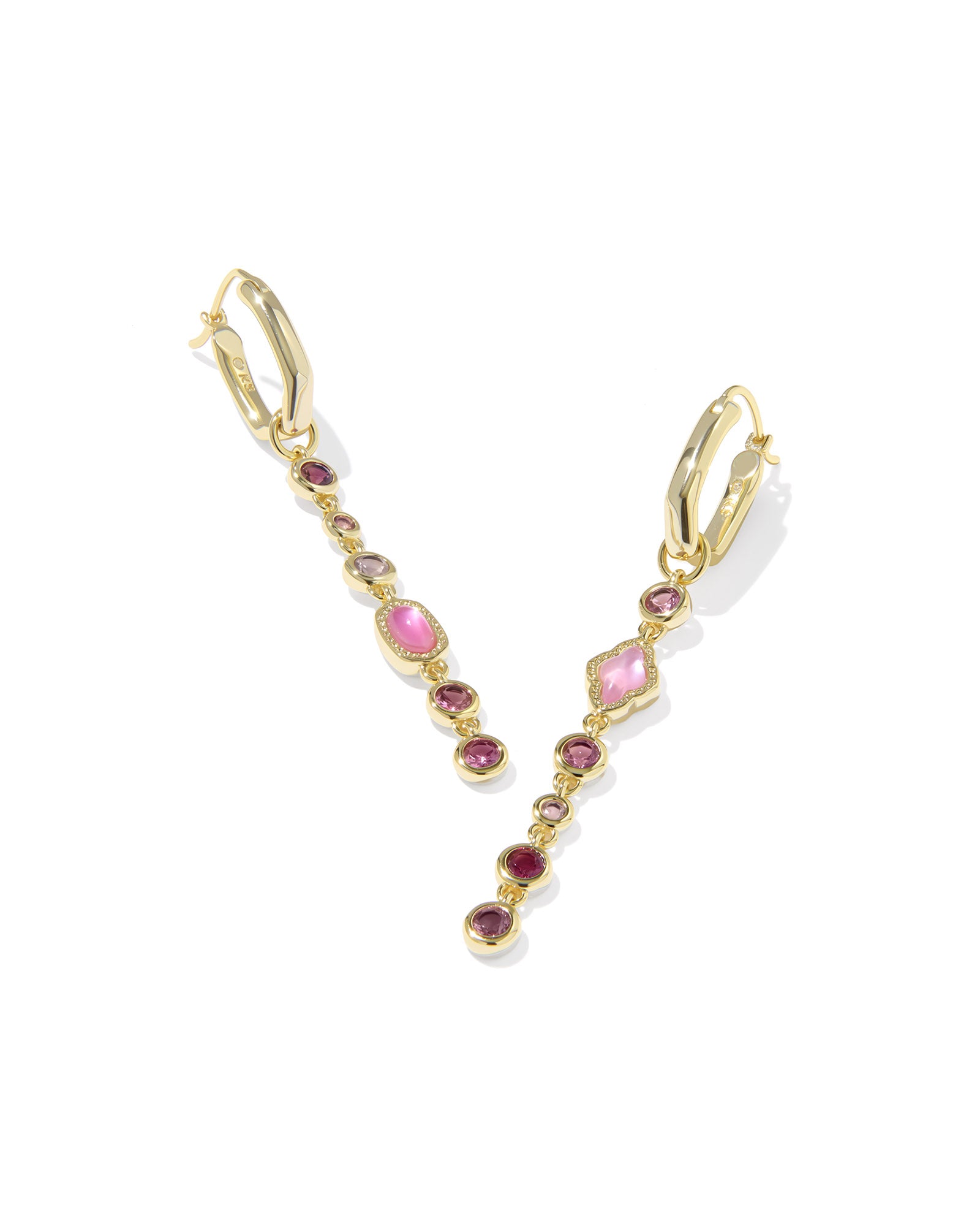 Mini Elisa Abbie Huggie Gold Pink Mix