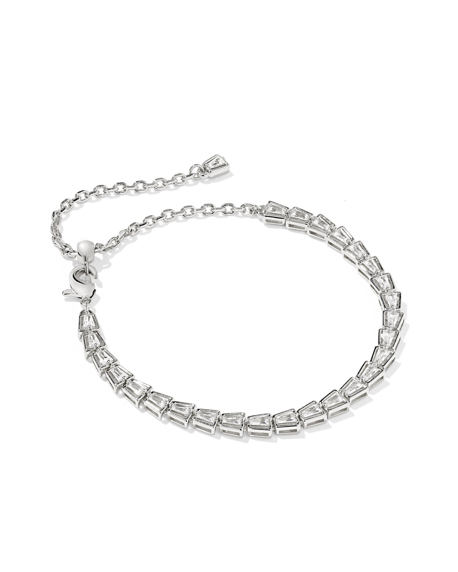 Bella Tennis Bracelet in Silver