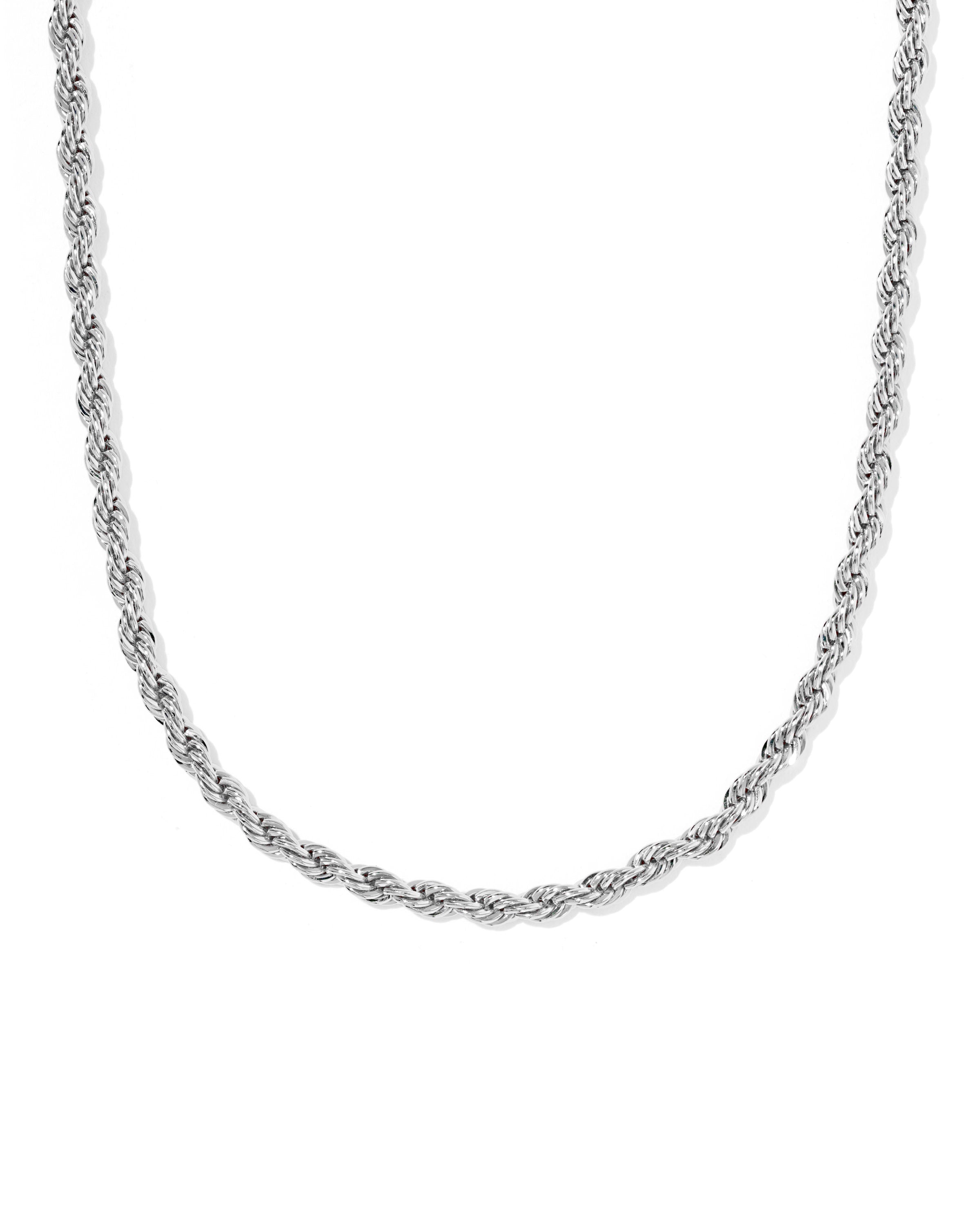 Isabelle Chain Necklace in Silver Metal