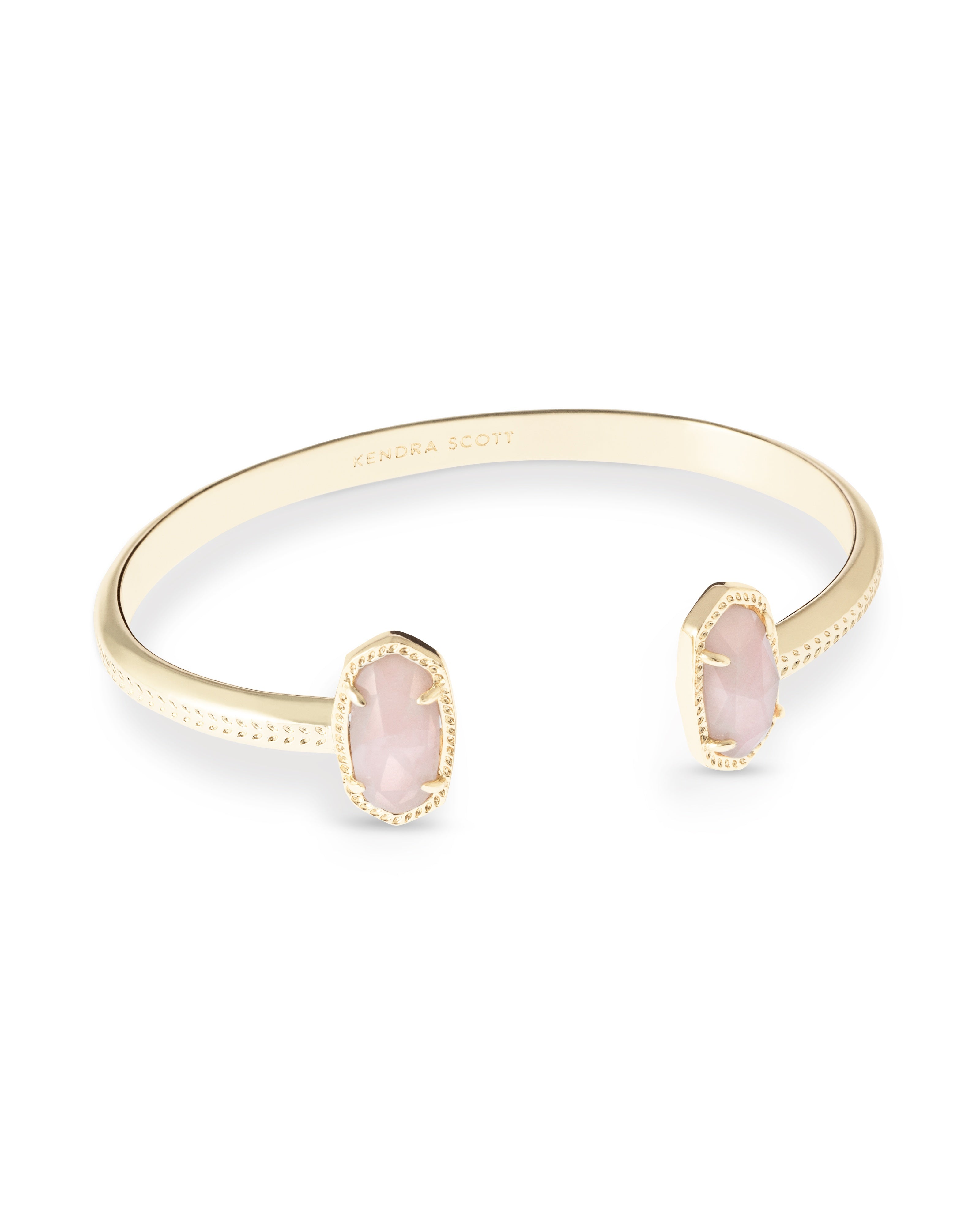Elton Bracelet in Gold Rose Quartz