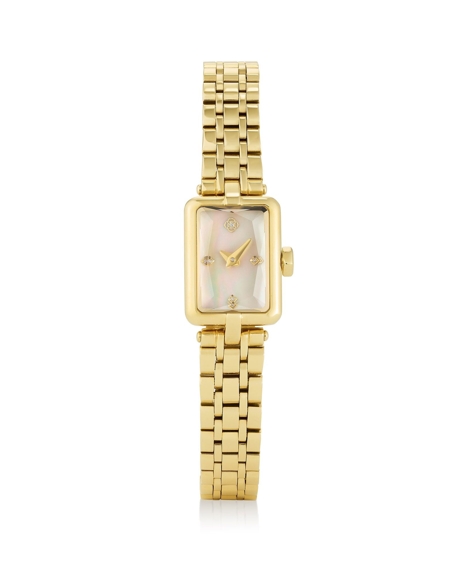 Adela Watch in Gold Tone Ivory Mother of Pearl