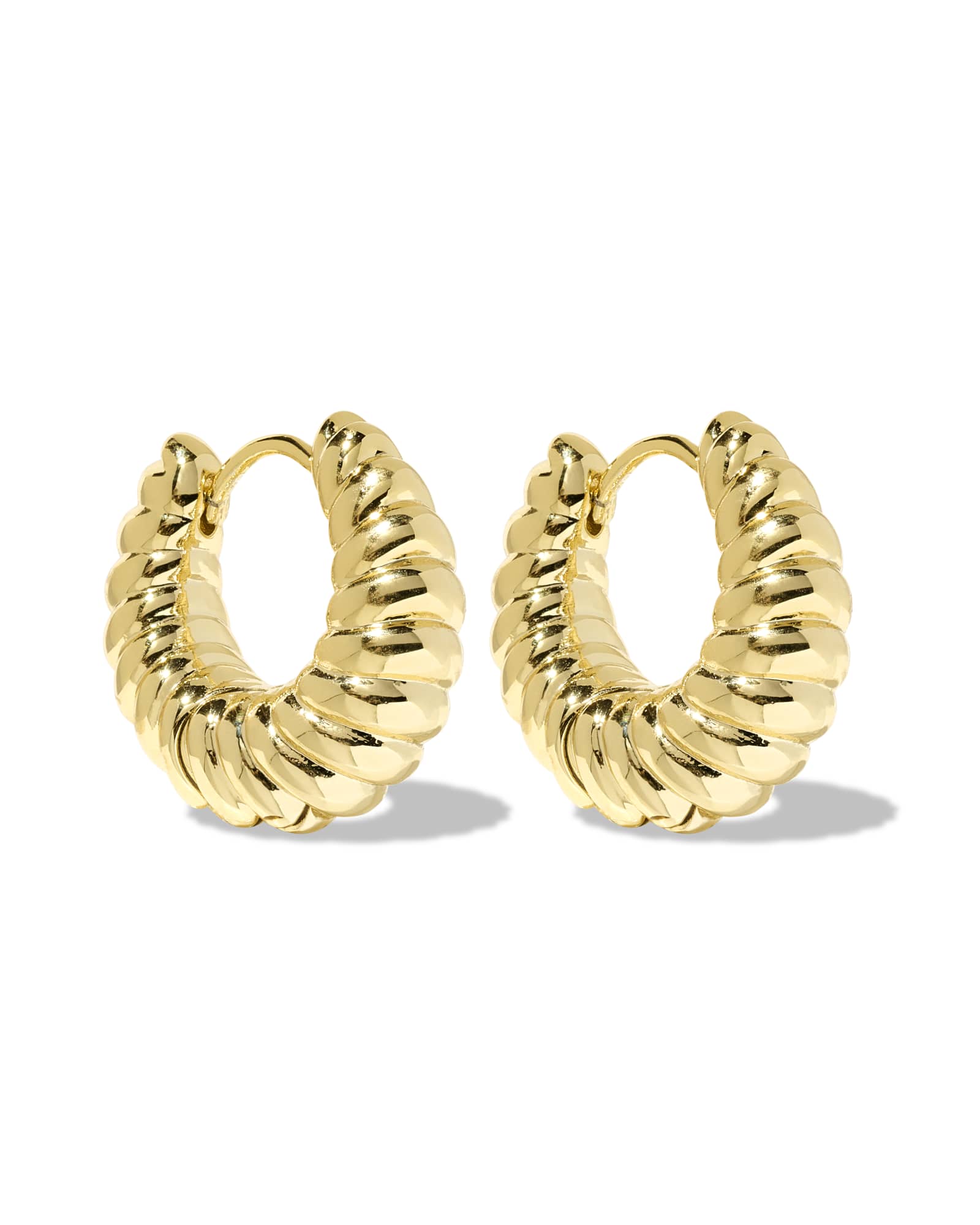 Sandy Huggie Earring in Gold