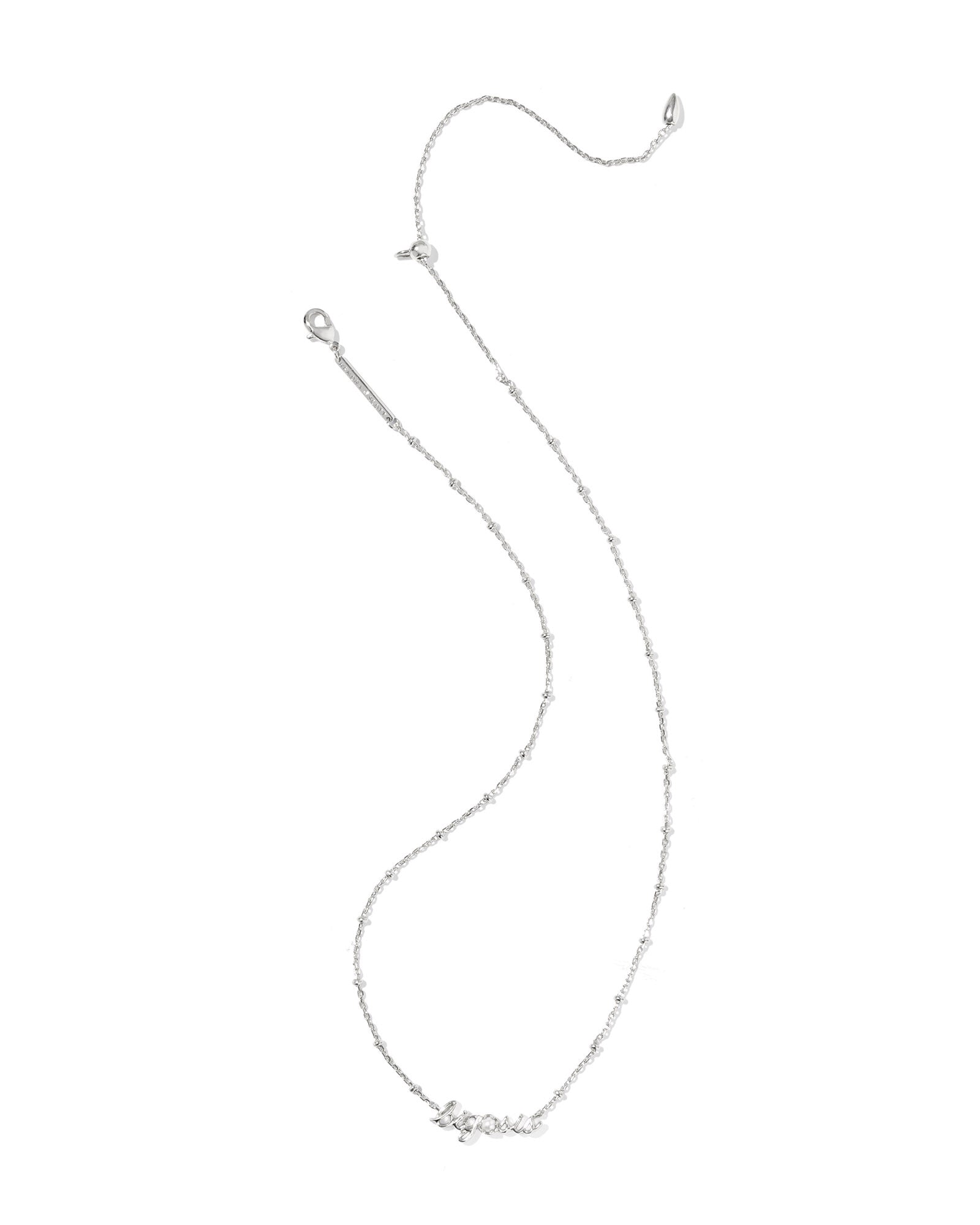 Big Sis Short Pndnt. Necklace in Silver Freshwater Cultured Pearl