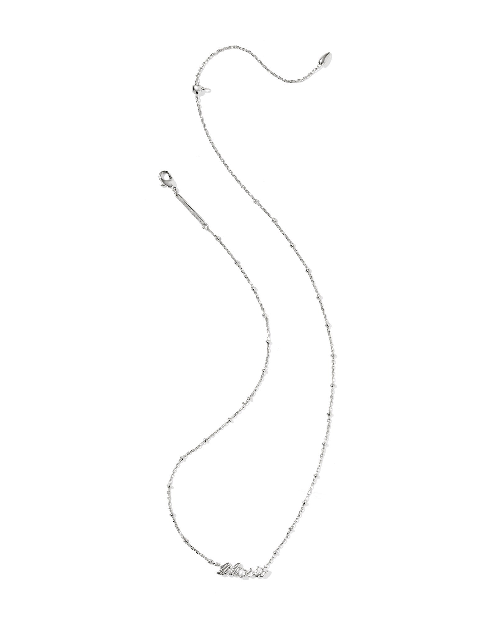 Lil Sis Short Pndnt. Necklace in Silver Freshwater Cultured Pearl