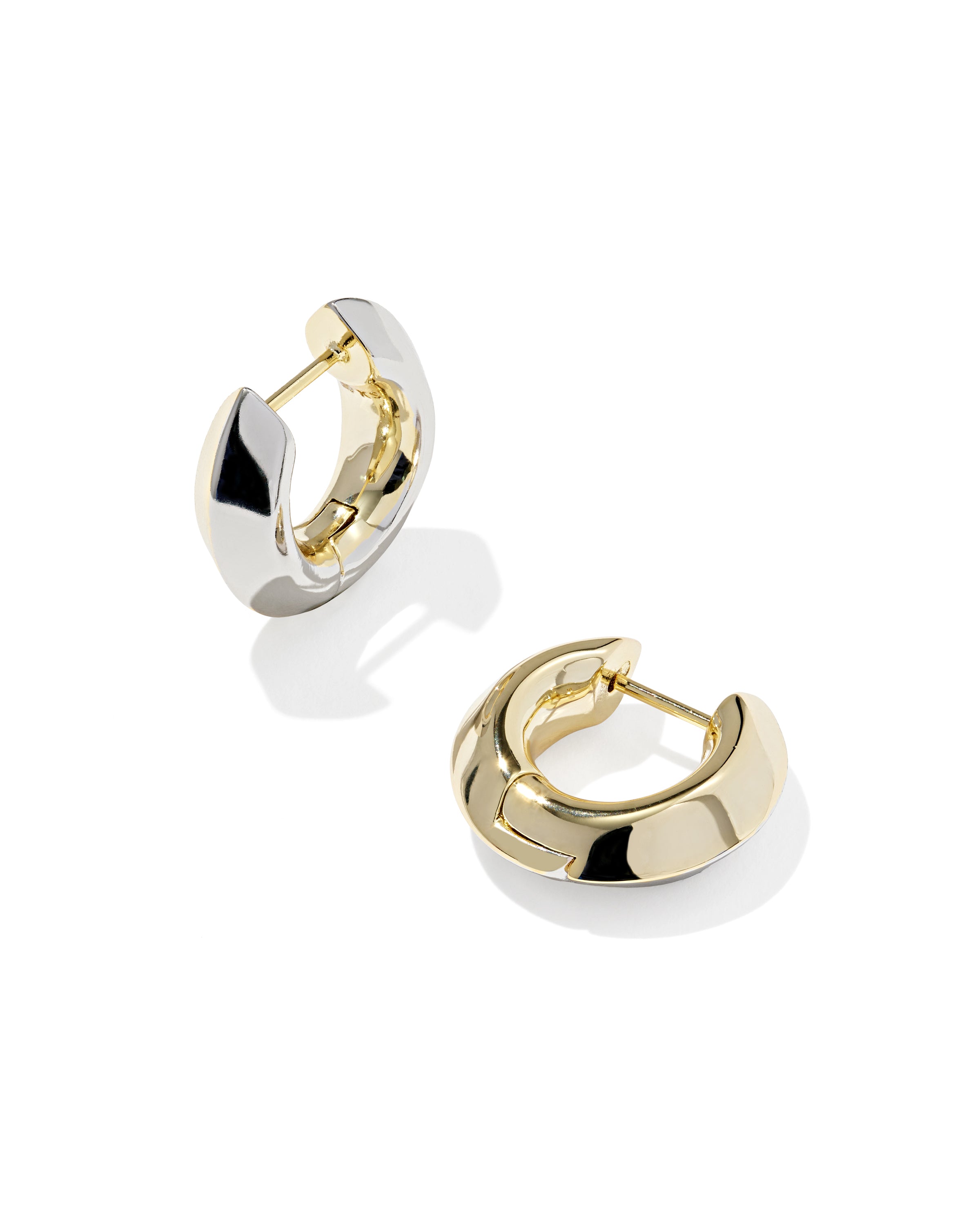 Mikki Huggie Earring in Mixed Metal