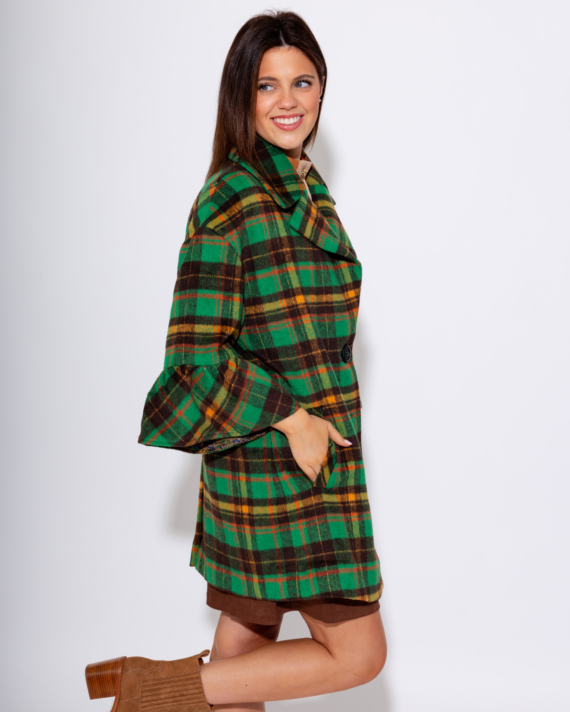 Ivy Jane | Lady Like Coat in Green