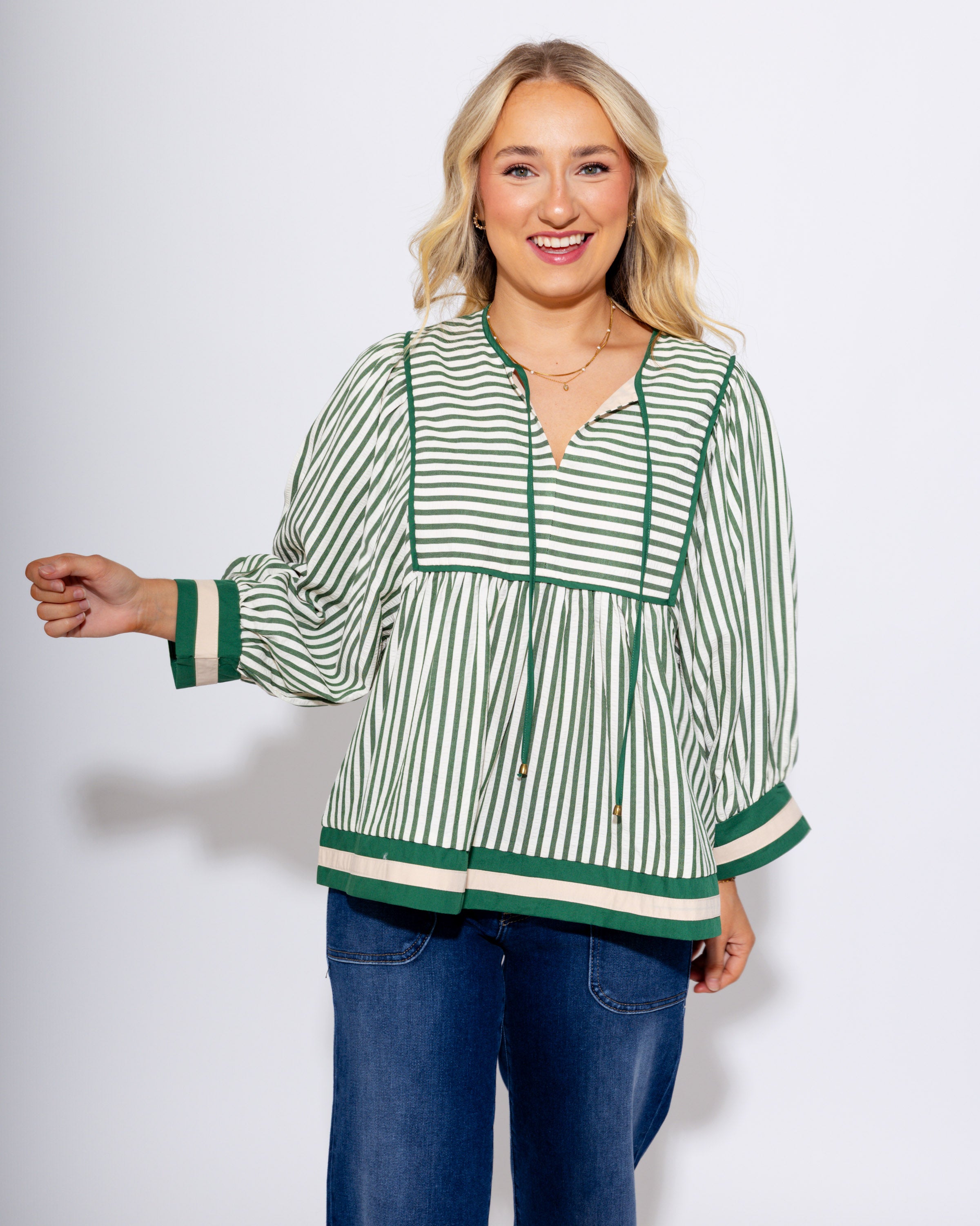 The Stripe Play Popover Top