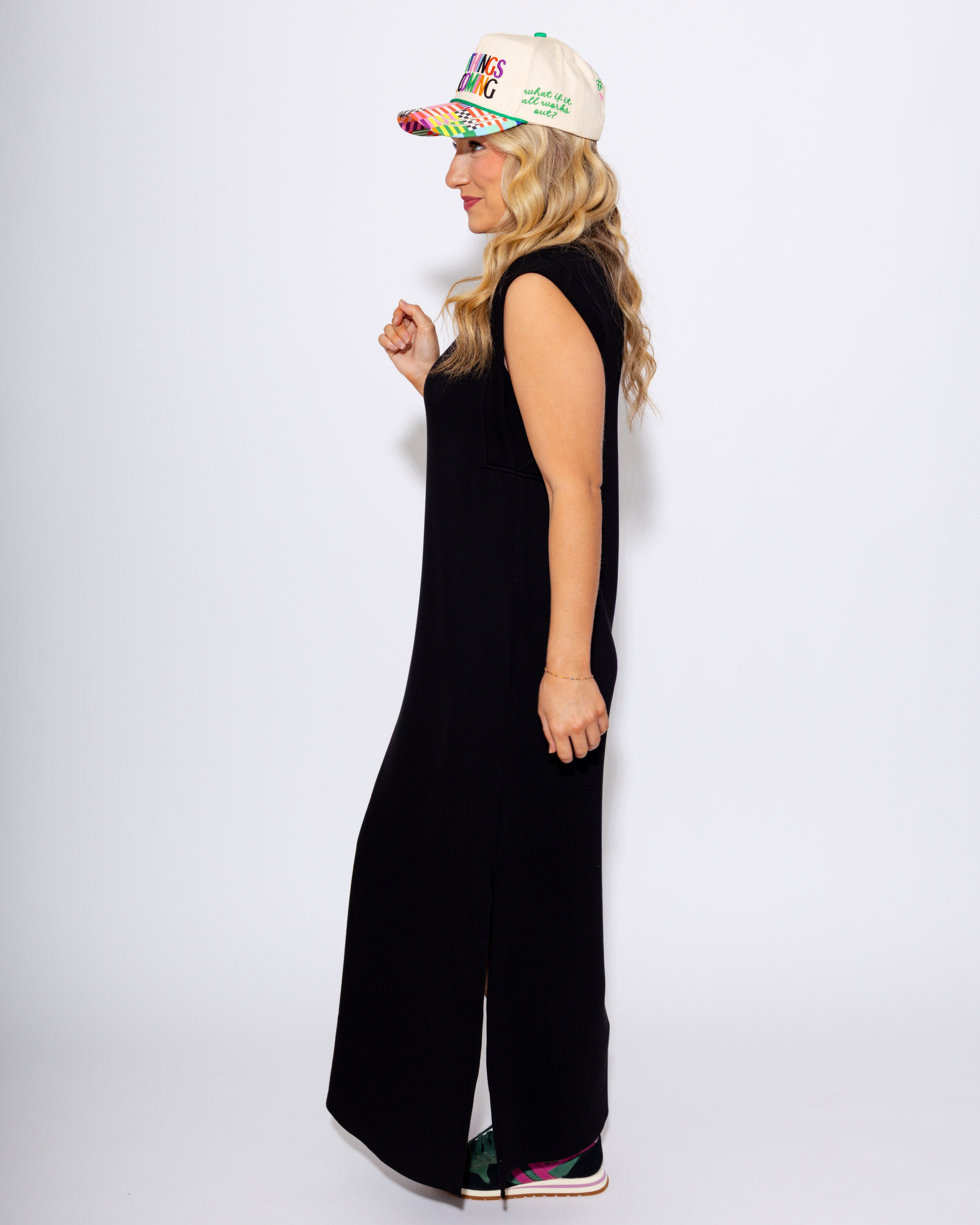 The Best Frame Midi Dress in Black