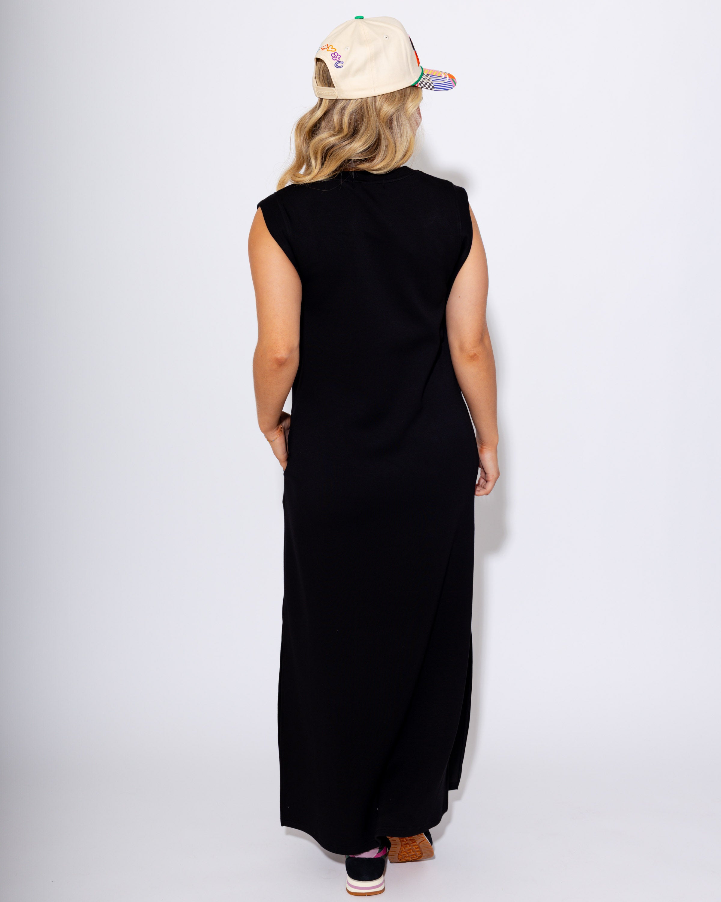 The Best Frame Midi Dress in Black
