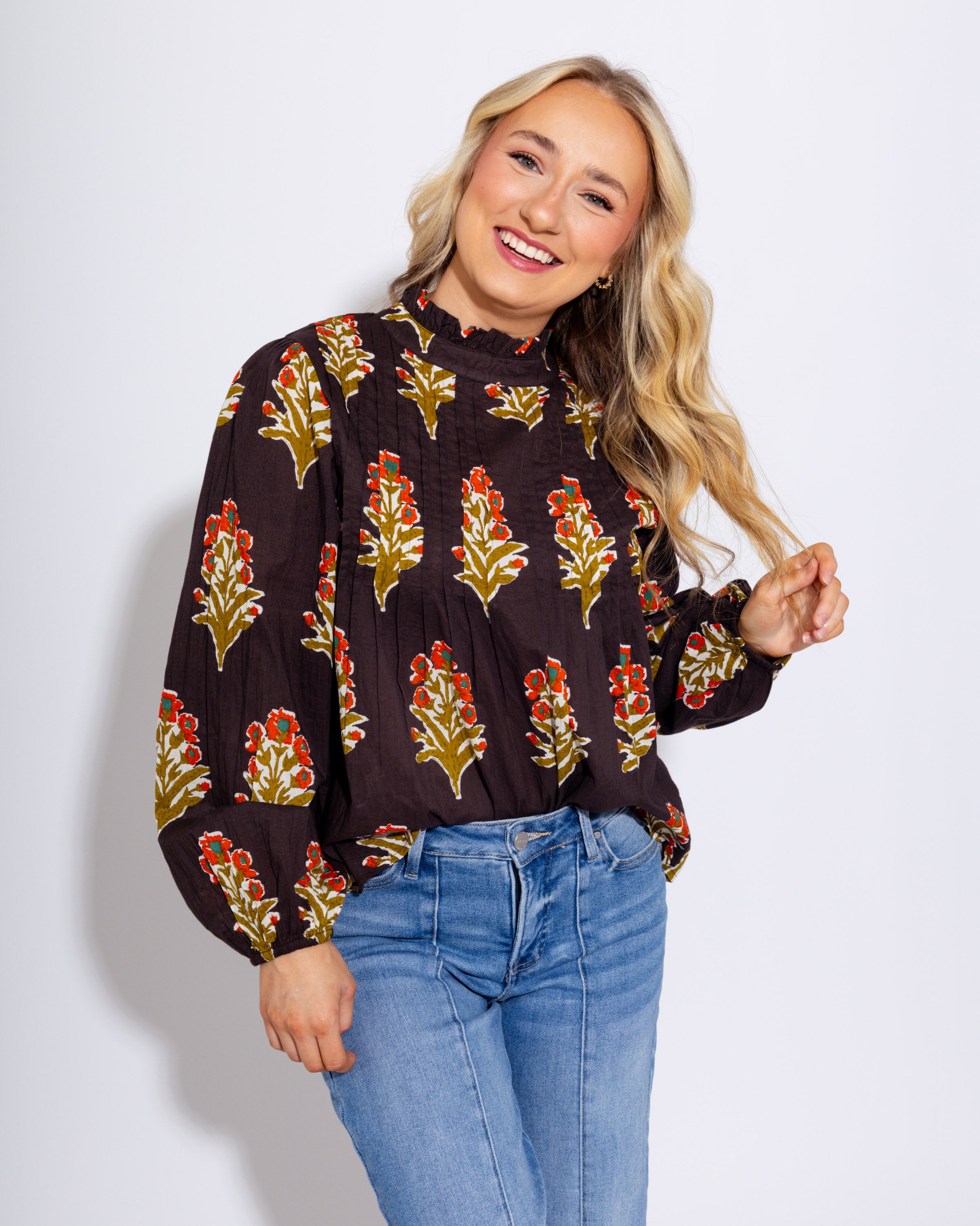 Petal Pop Long Sleeve Top