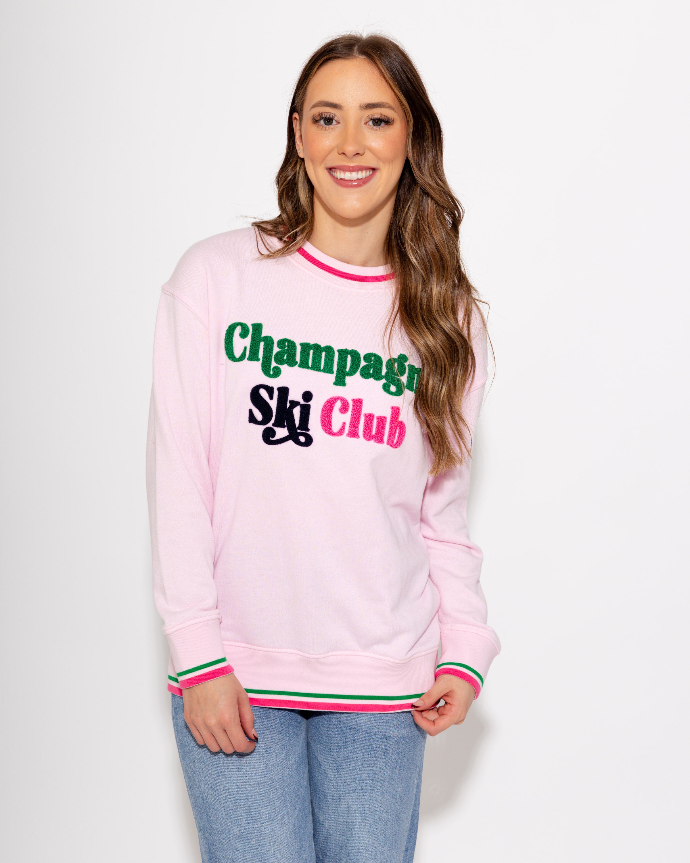 Champagne Ski Club Pullover