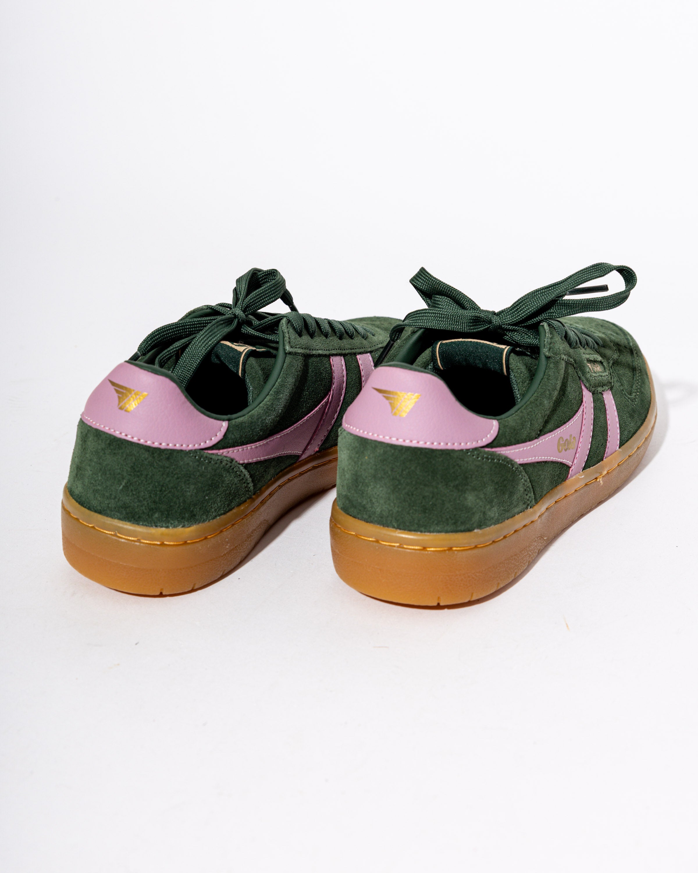 Gola Hawk Suede '86 sneakers in Evergreen/Candy/Gum