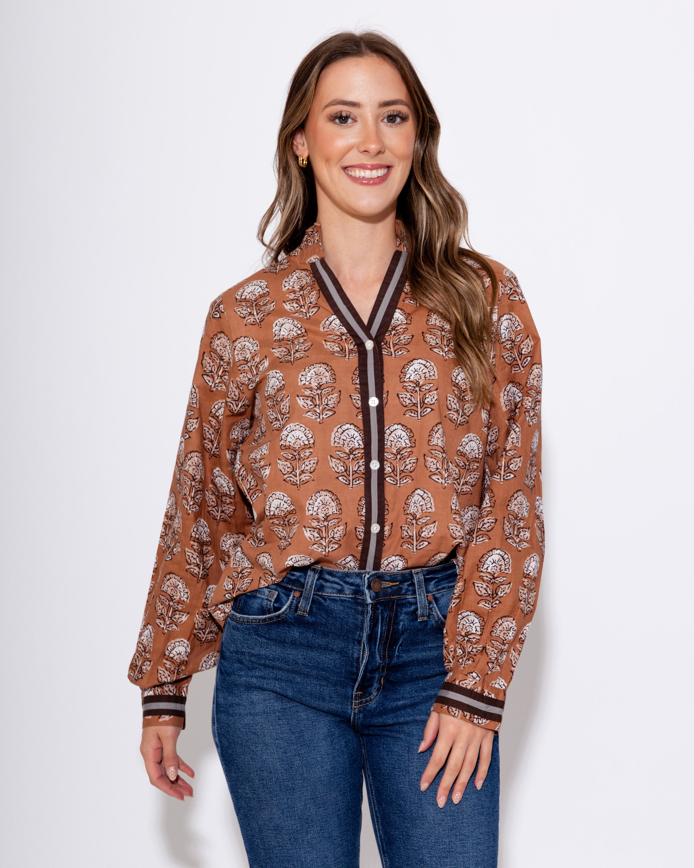 Neutral Bloom Top