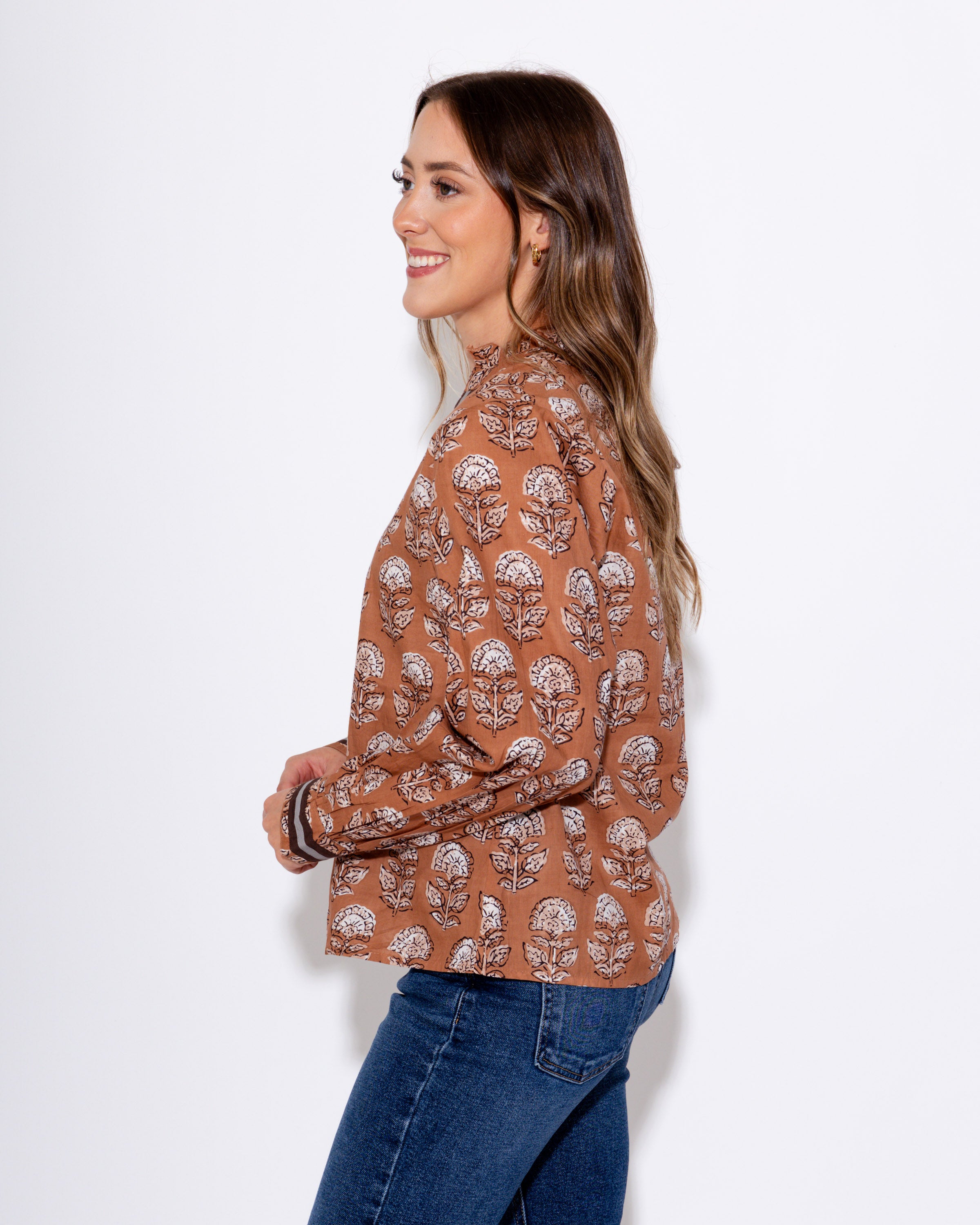 Neutral Bloom Top