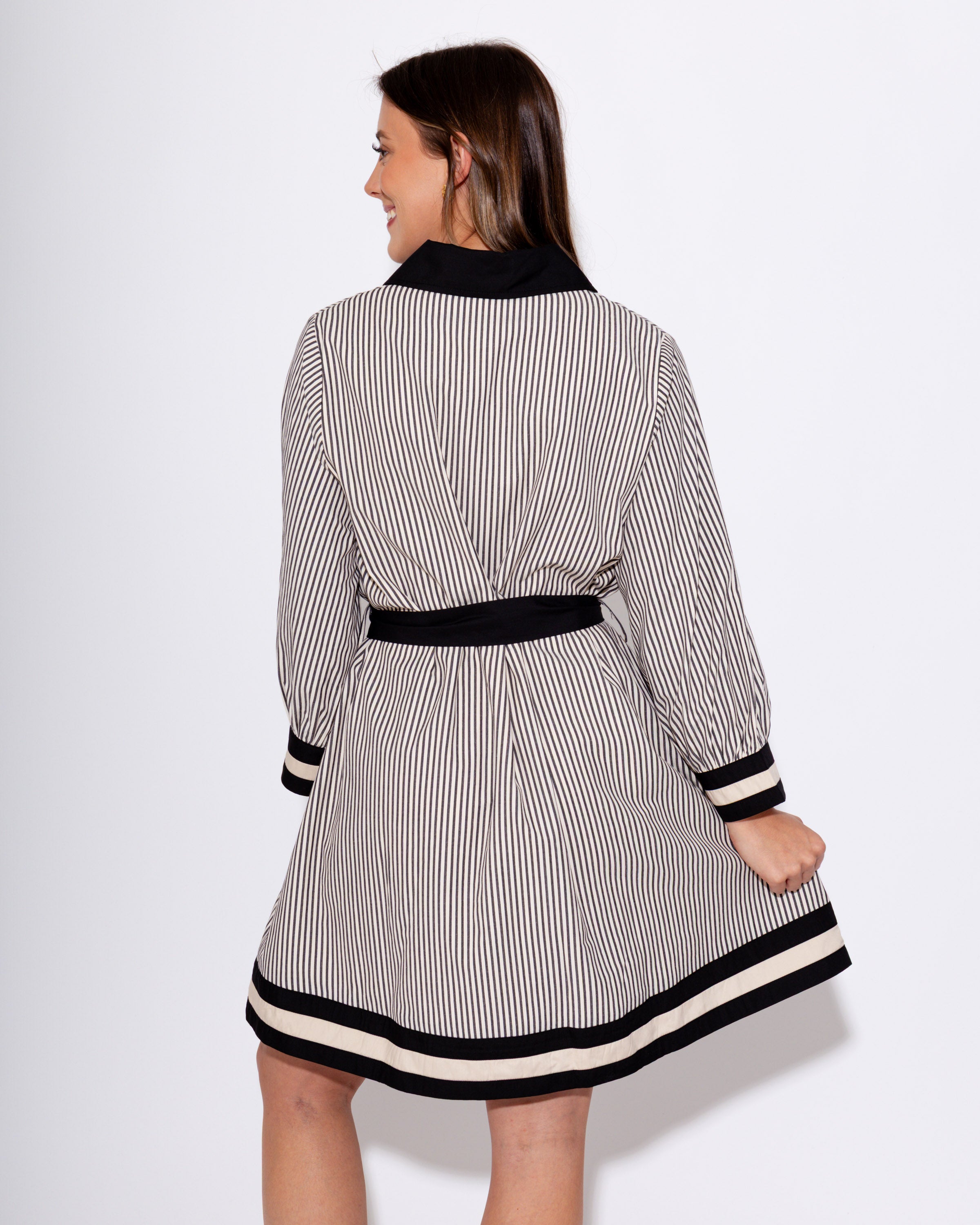 The Elevated Essential Tie Mini Dress