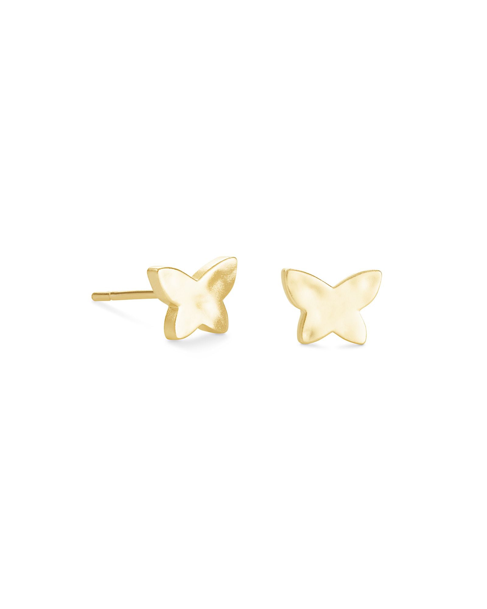 Lillia Butterfly Earrings in Gold Metal