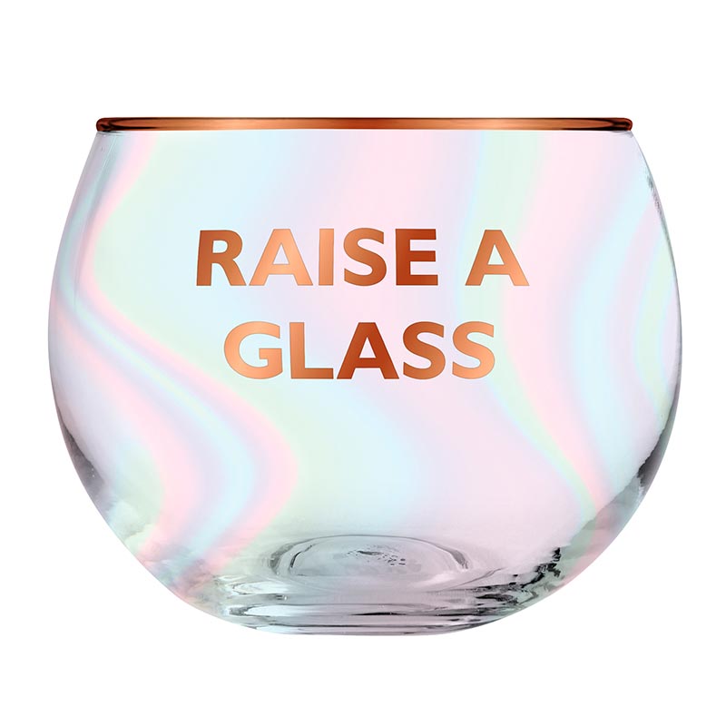 Raise A Glass- Roly Poly Drink Glass