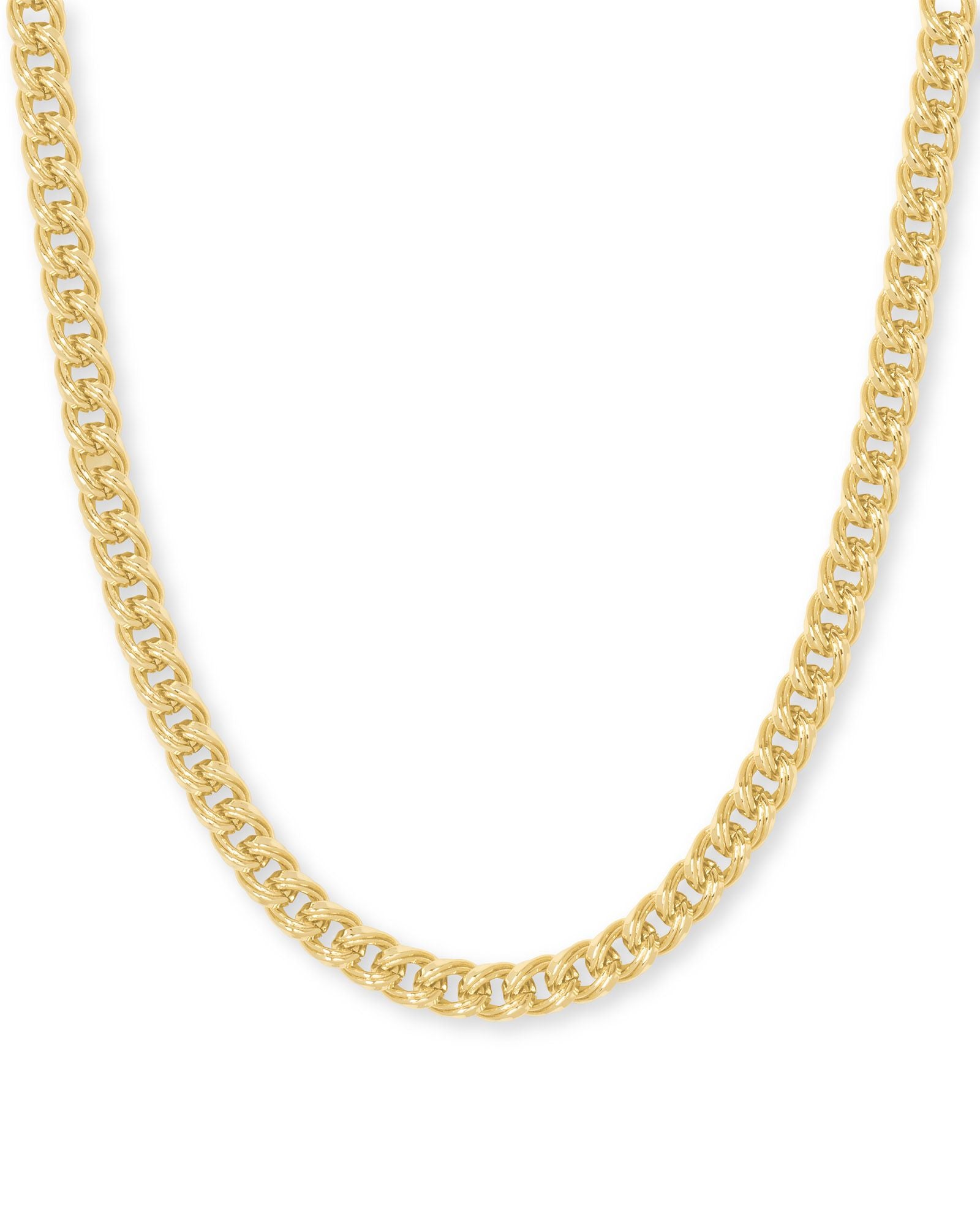 Vincent Chain Necklace in Gold Metal