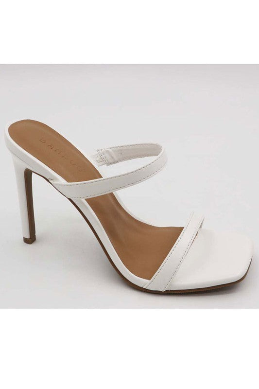 Leah Heels in White