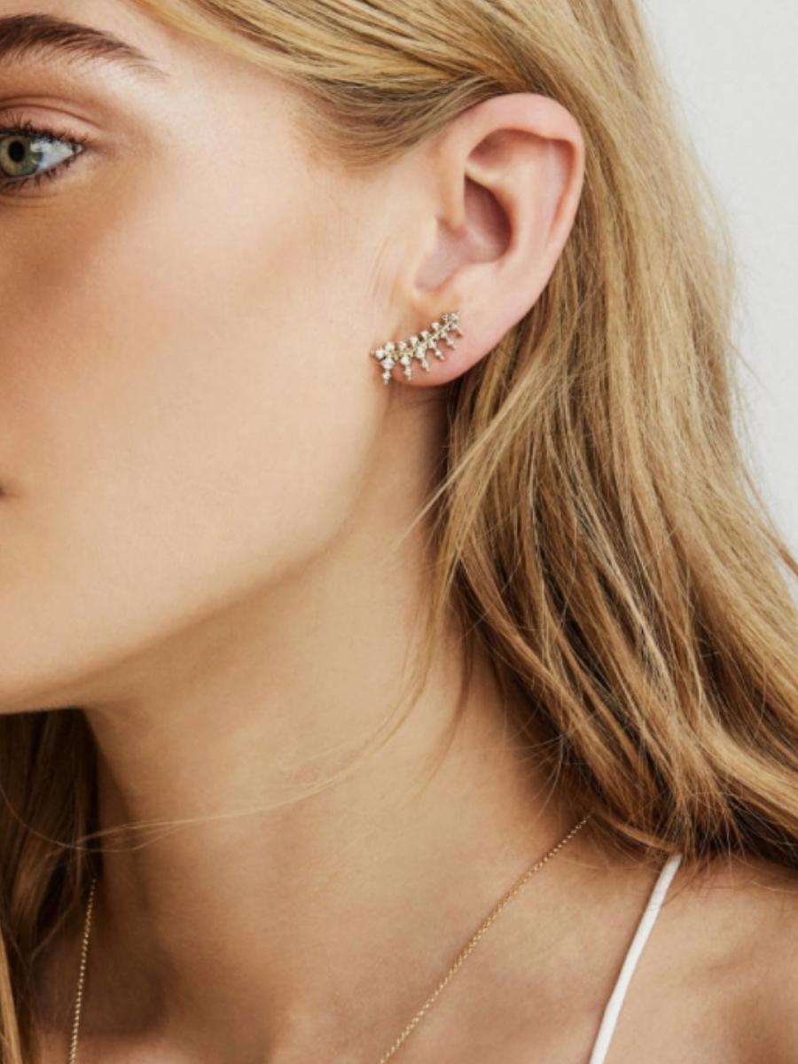 Laurie Ear Climbers In Gold