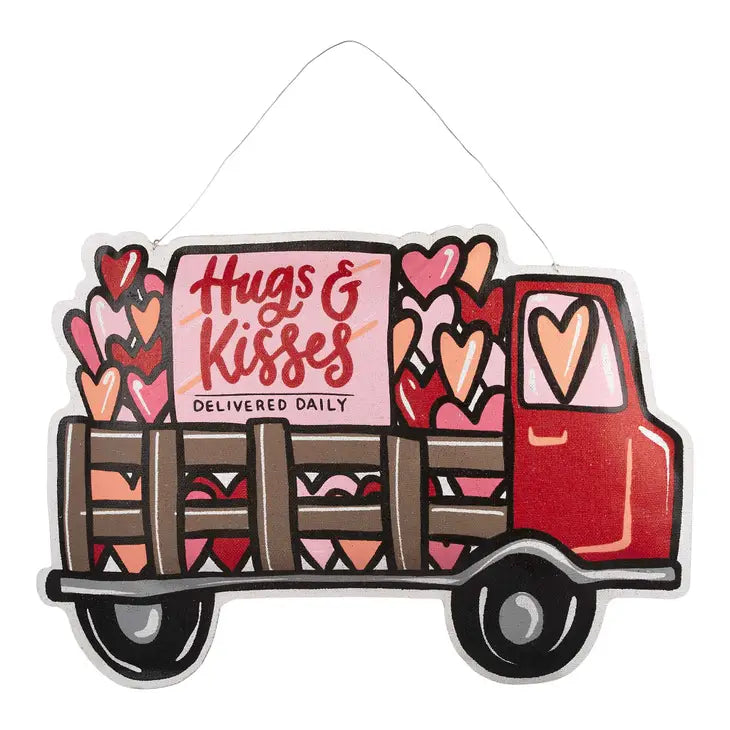 Valentines Heart Truck/Flower Truck Reversible Burlee