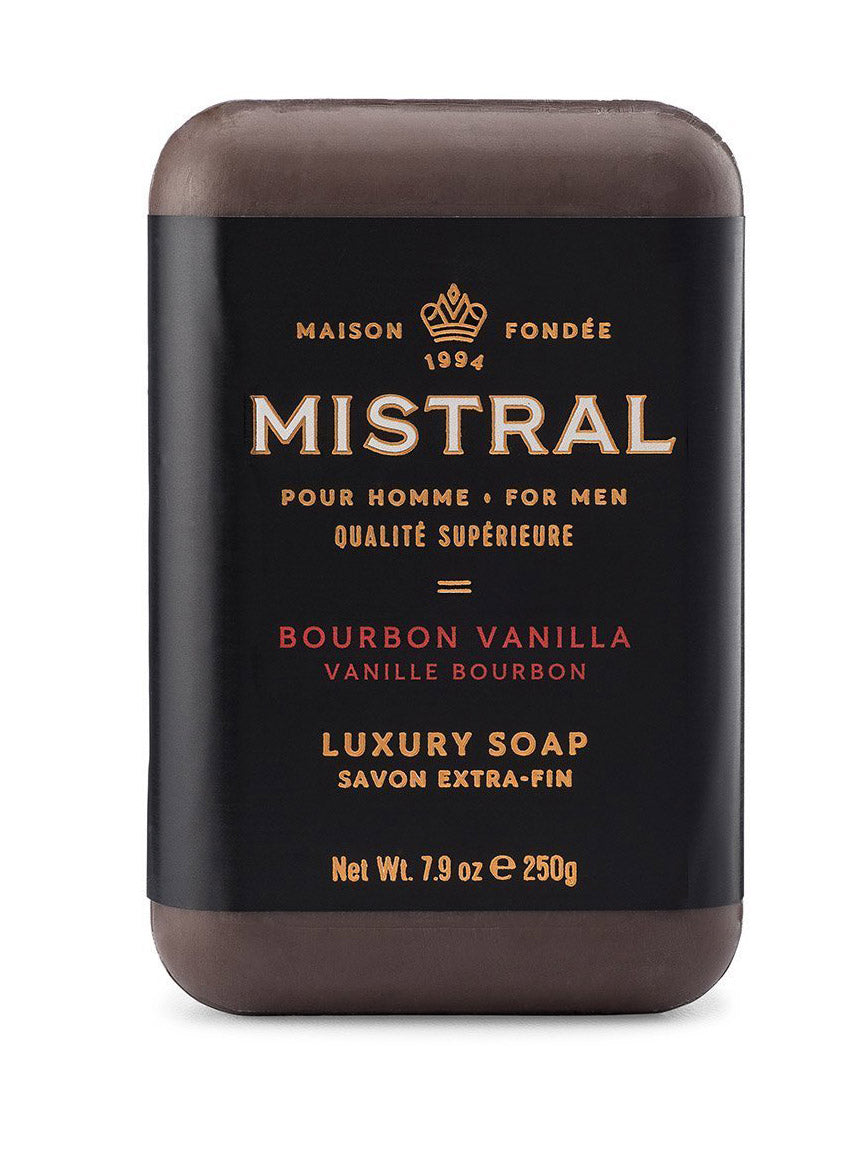 Bourbon Vanilla Men's Bar Soap