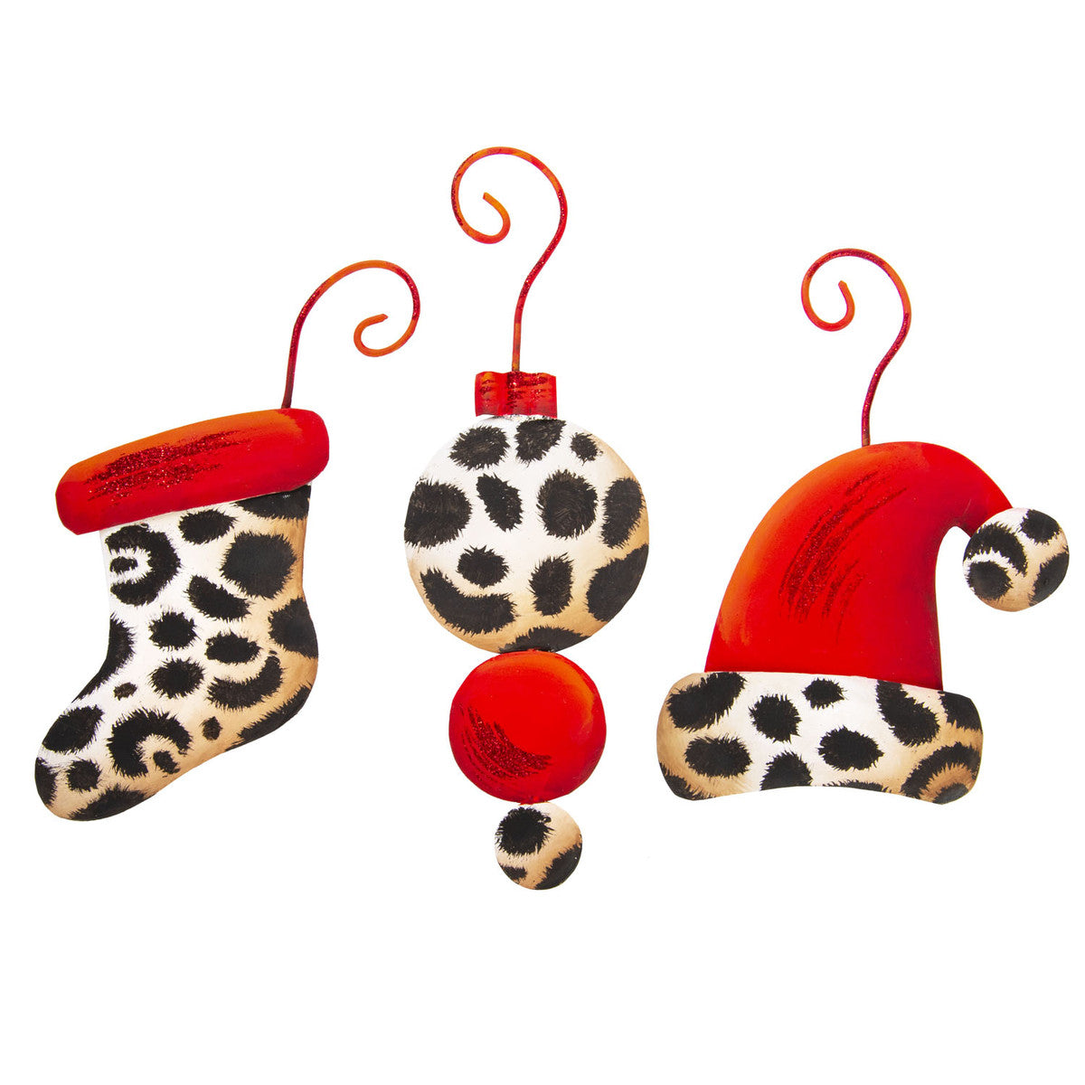 Leopard Ornaments