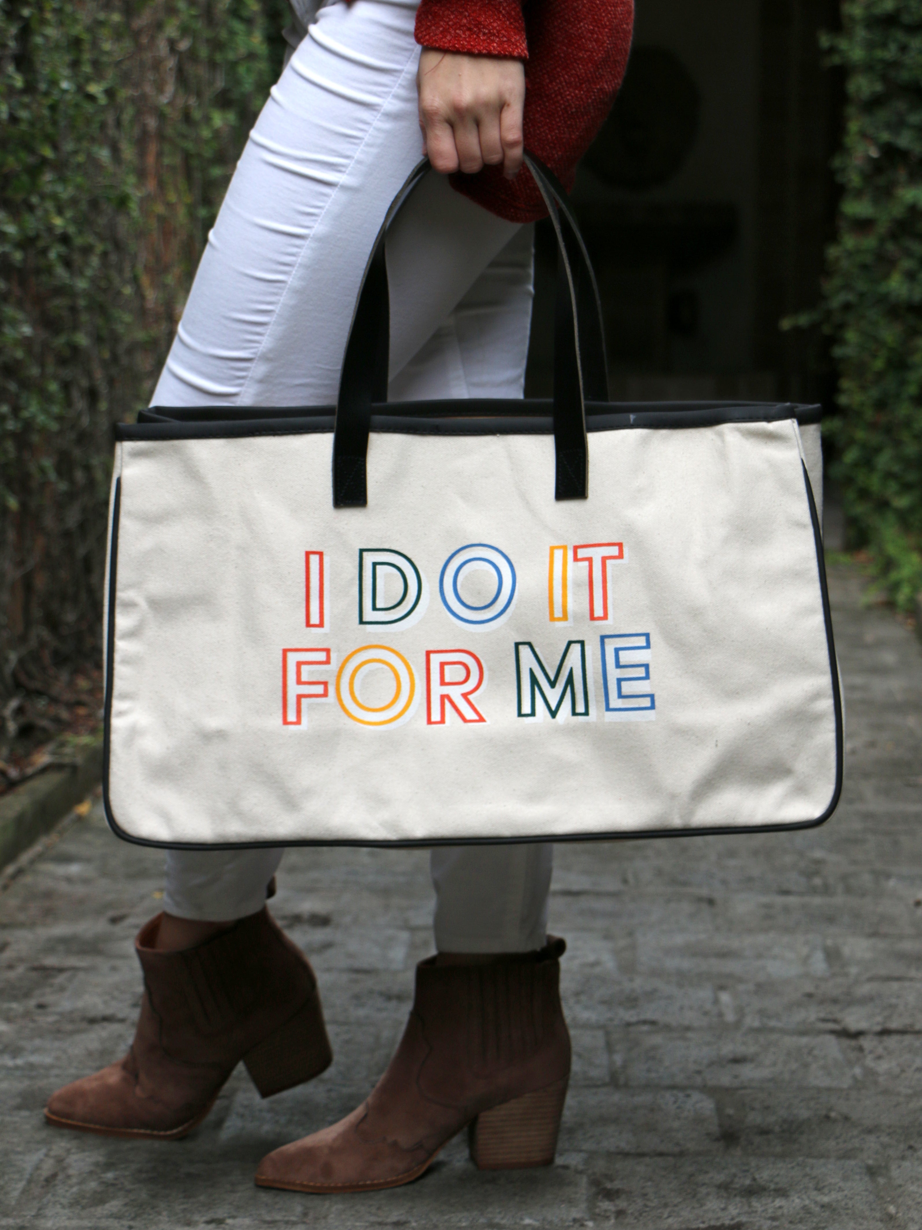 I Do it For Me Canvas Tote