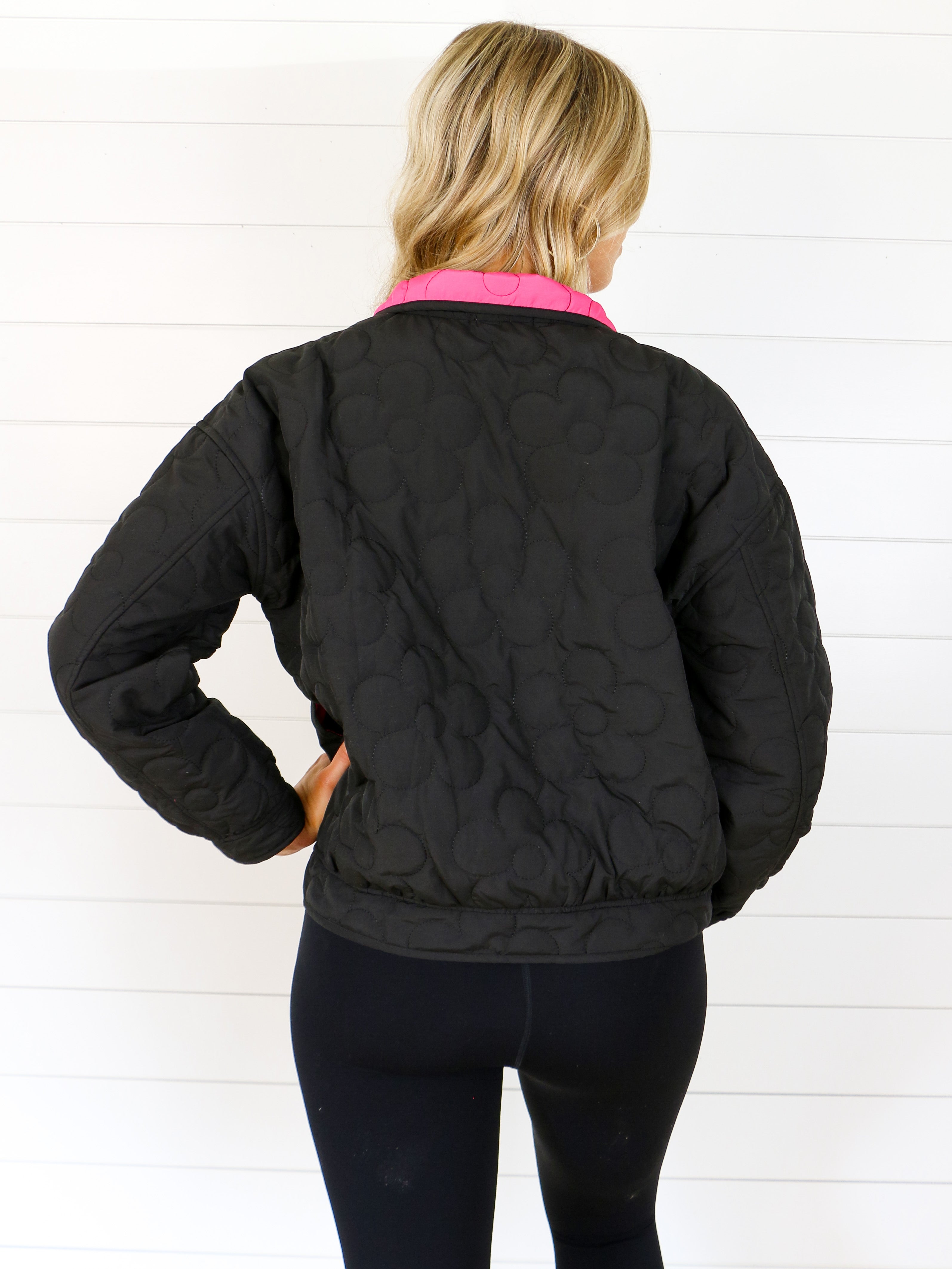 Cloudy Days Puffer Jacket IN BLACK