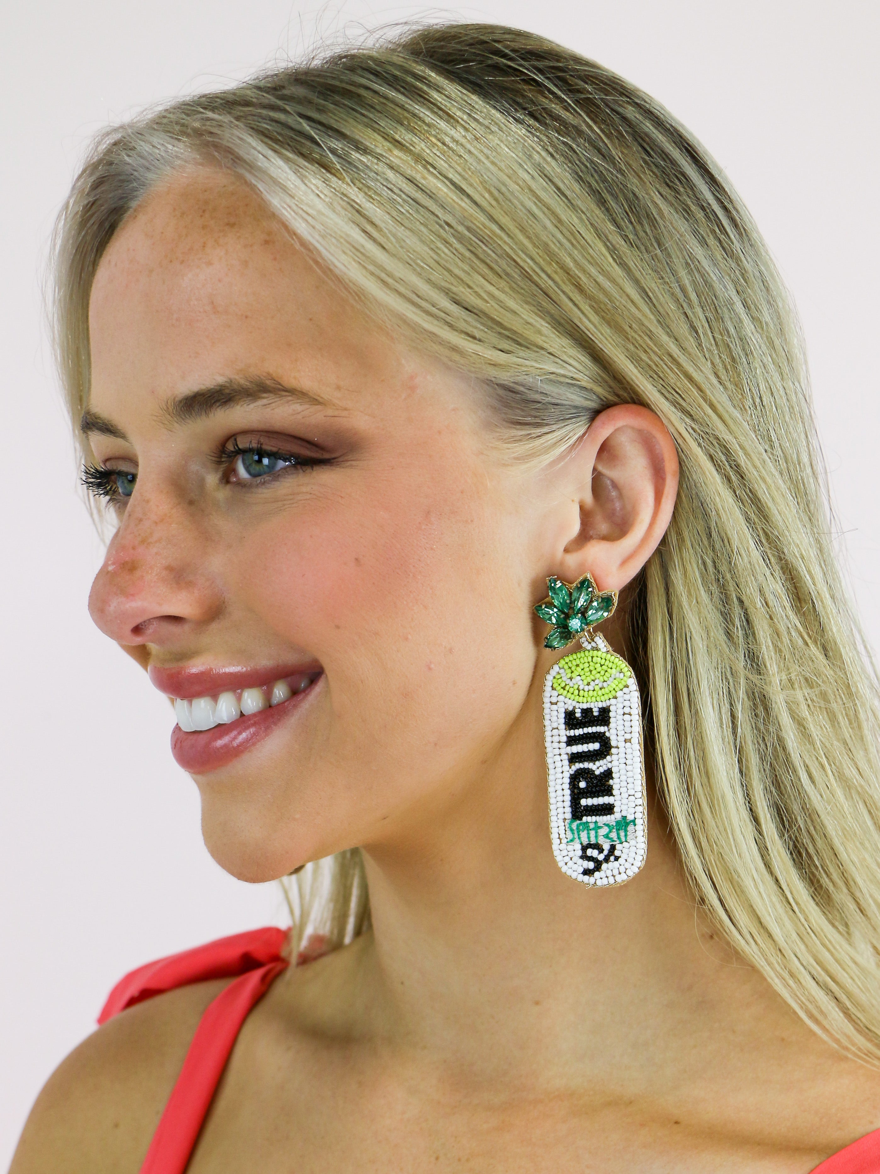True Sprits Earrings in Green