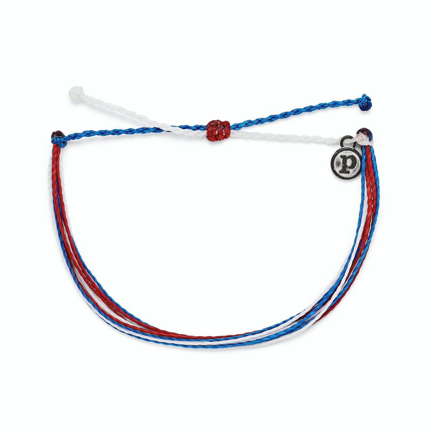 Bright Original Red, White, and Blue Bracelet