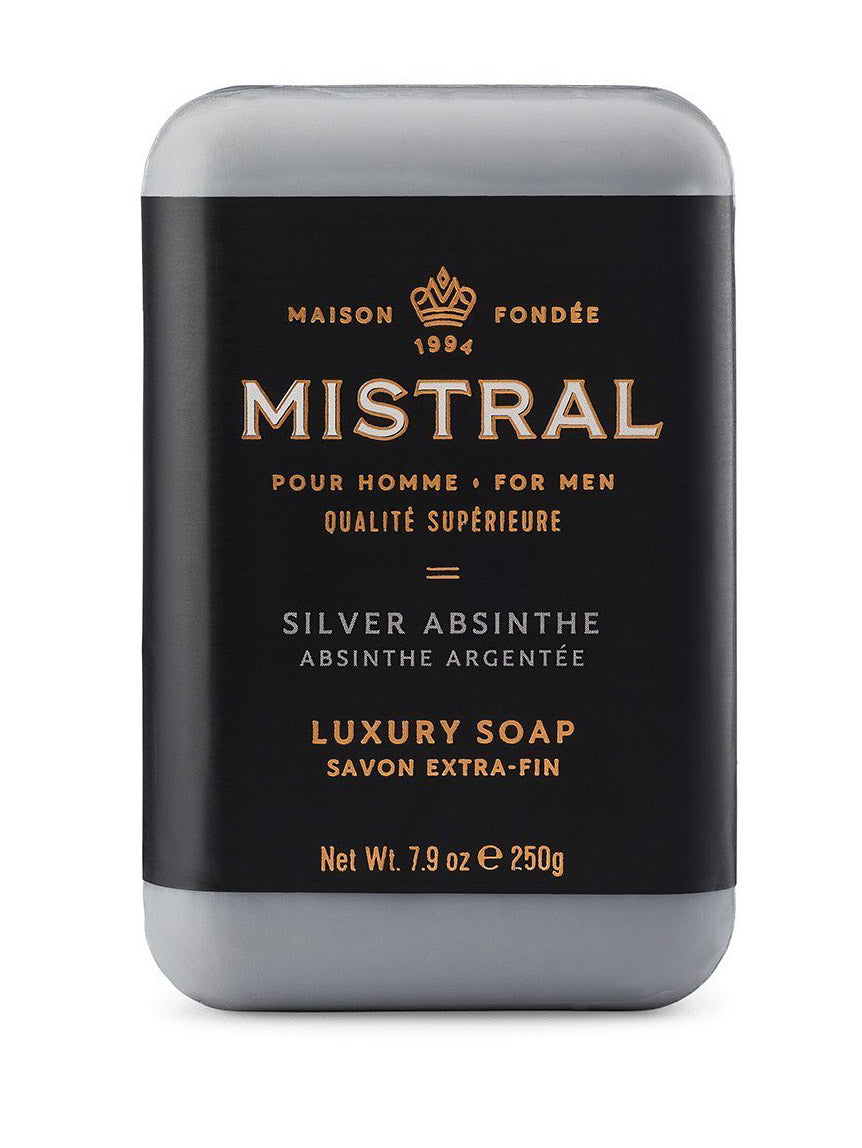 Silver Absinthe Men's Bar Soap