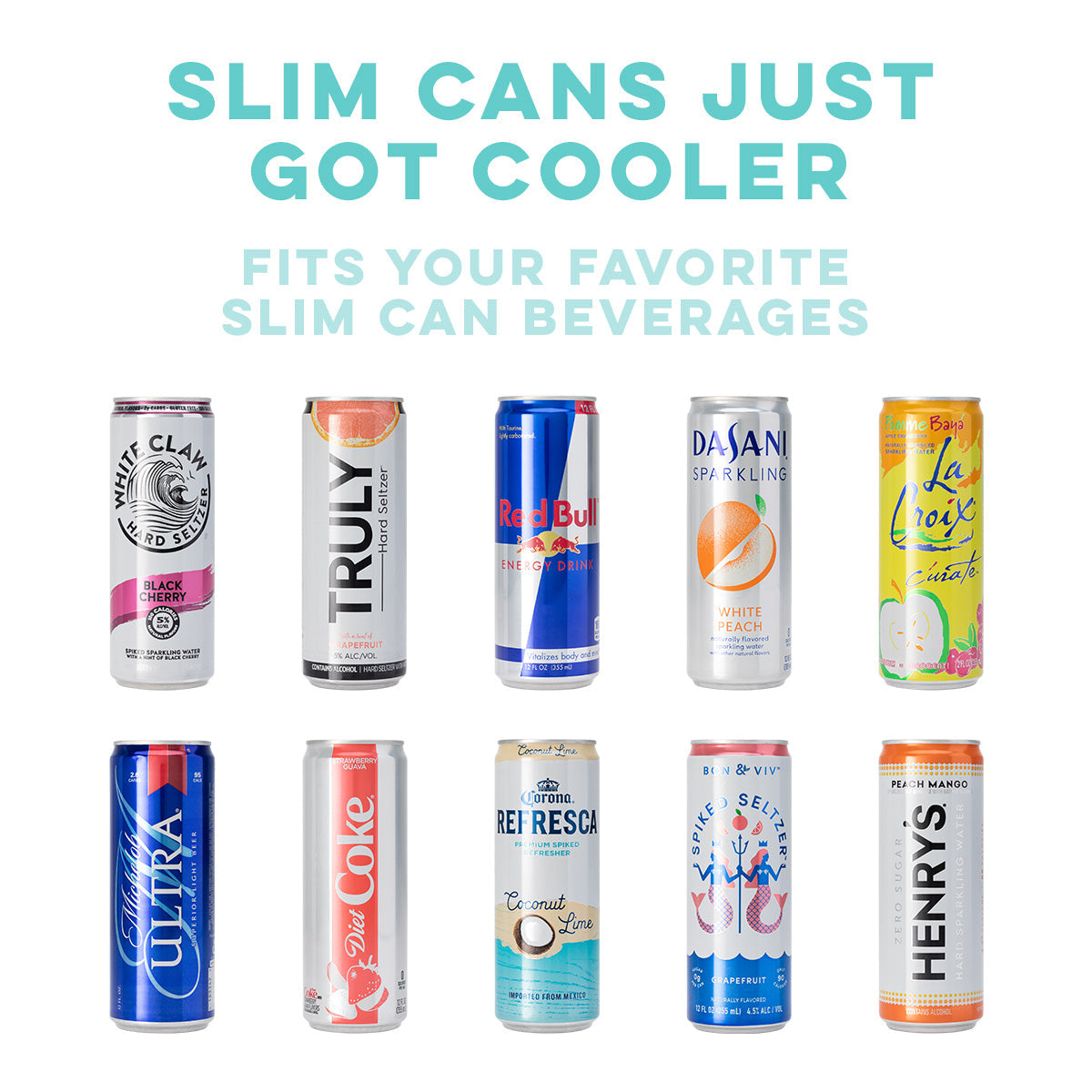 Tinsel Town Skinny Can Cooler (12oz)