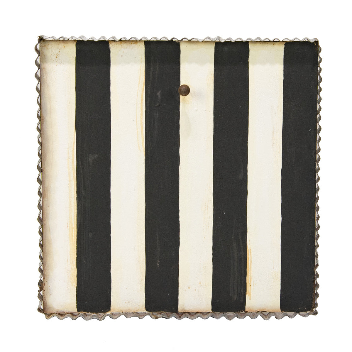 Black And White Striped Display Board