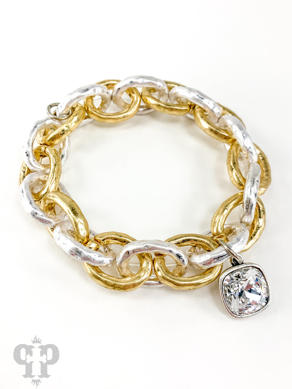 Large Link Gold/Silver PP Bracelet
