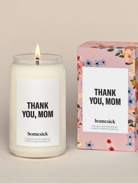 Thank you, Mom Candle